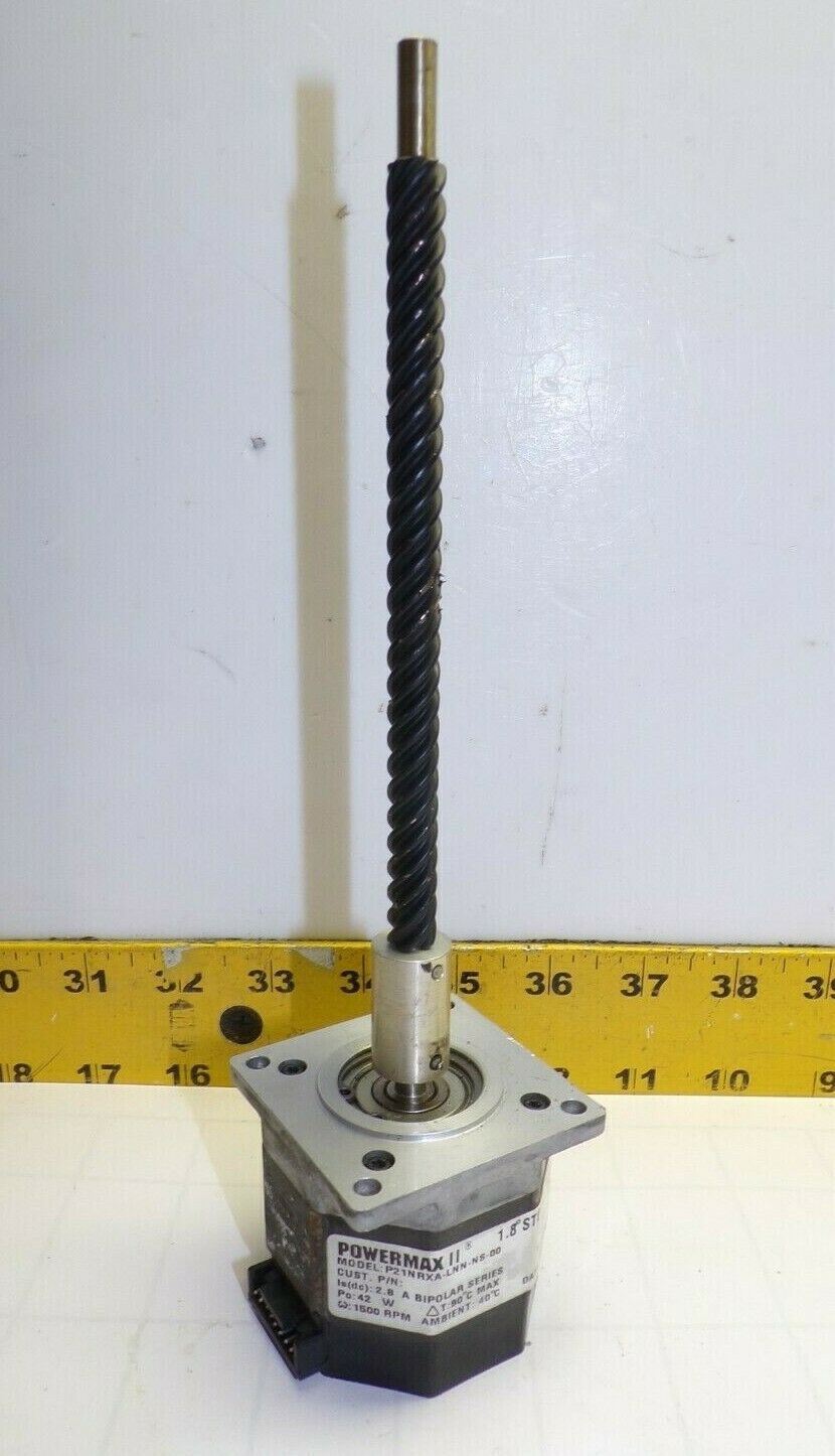 PACIFIC SCIENTIFIC POWERMAX II 1.8º STEP MOTOR 35 VDC 1500 RPM P21NRXA-LNN-NS-00