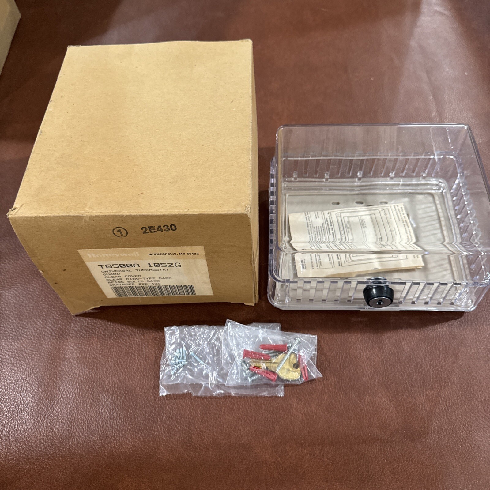 Honeywell TG500A 1052G UNIVERSAL THERMOSTAT GUARD Clear Cover #JB-C3
