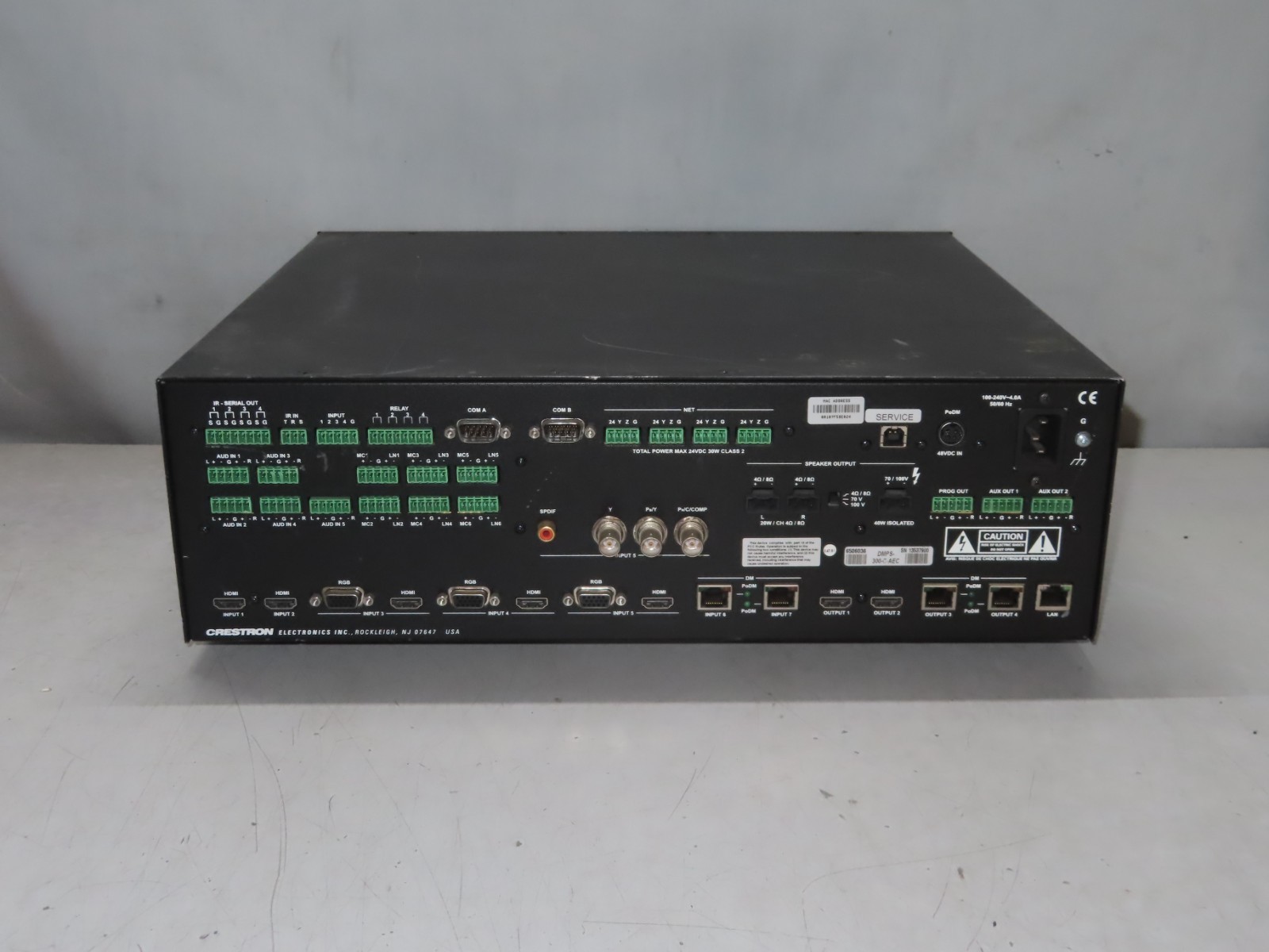 Crestron DMPS-300-C-AEC DigitalMedia Presentation System 6506036