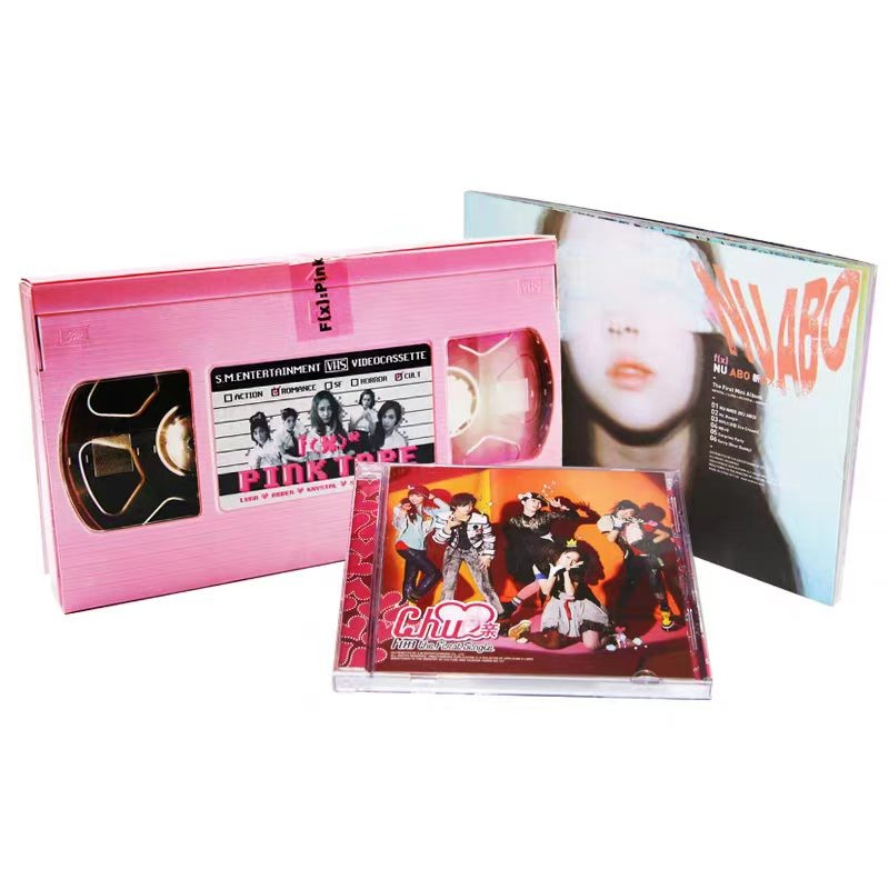 F(x) KPop 3 Albums Pink Tape/NU ABO/Chu CD new!Last copies!