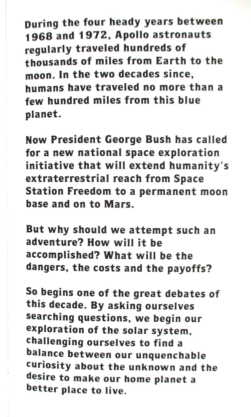 Mars Observer Mission & Why Mars? Booklets - NASA & Martin Marietta - 1992