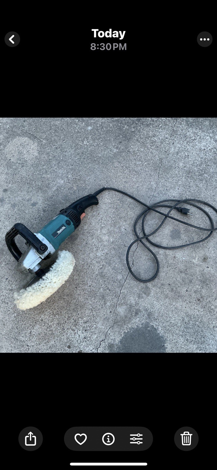 Makita Electric Buffer