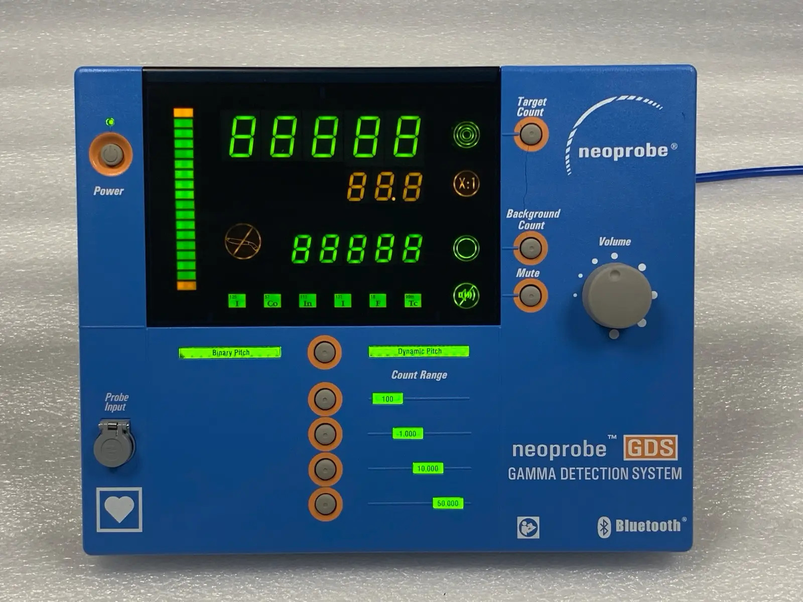 Neoprobe 2300 GDS Gamma Detection System Console w Bluetooth II Wireless Probe