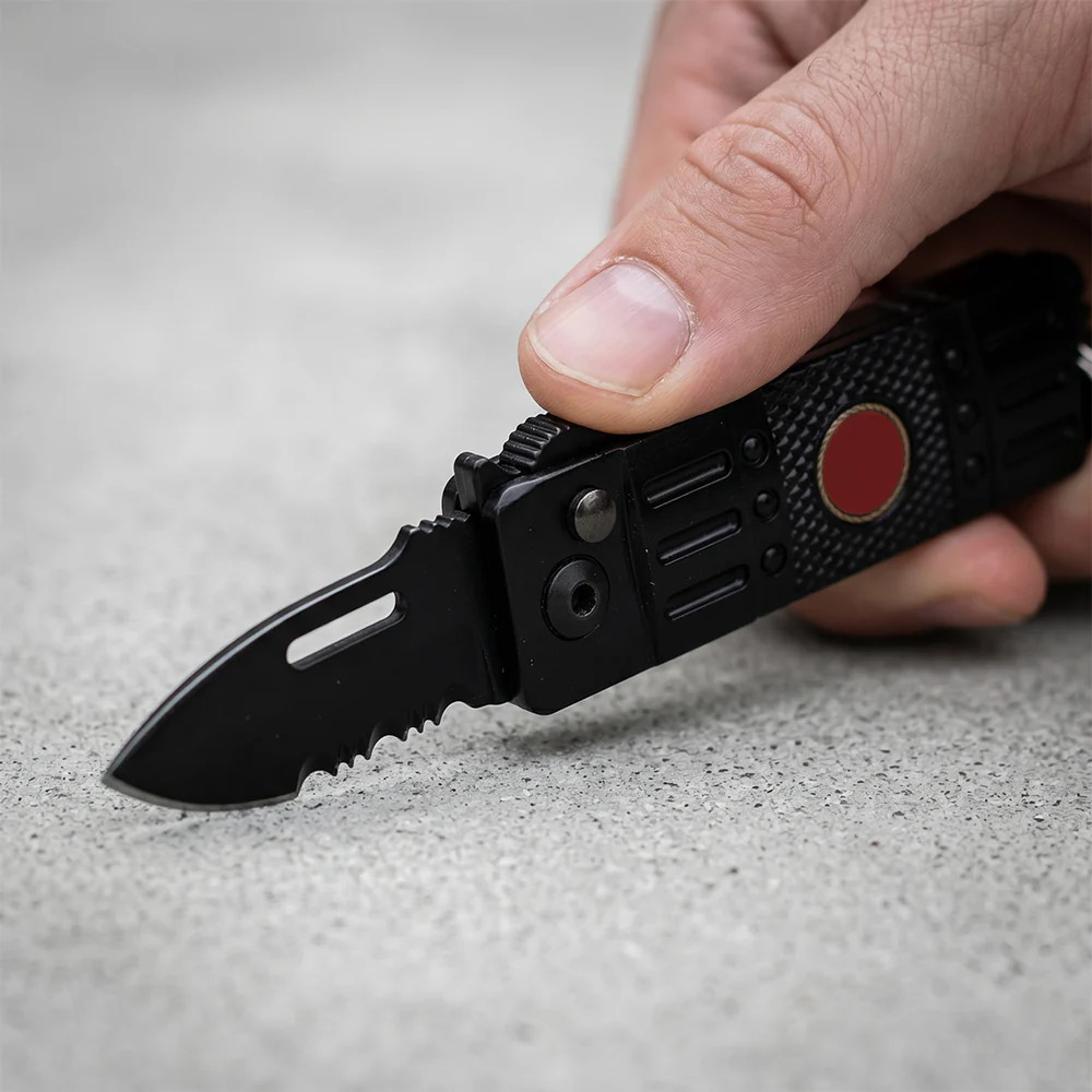 2-in-1 EDC Keychain Lighter & Utility Tool | Refillable Pocket Multitool
