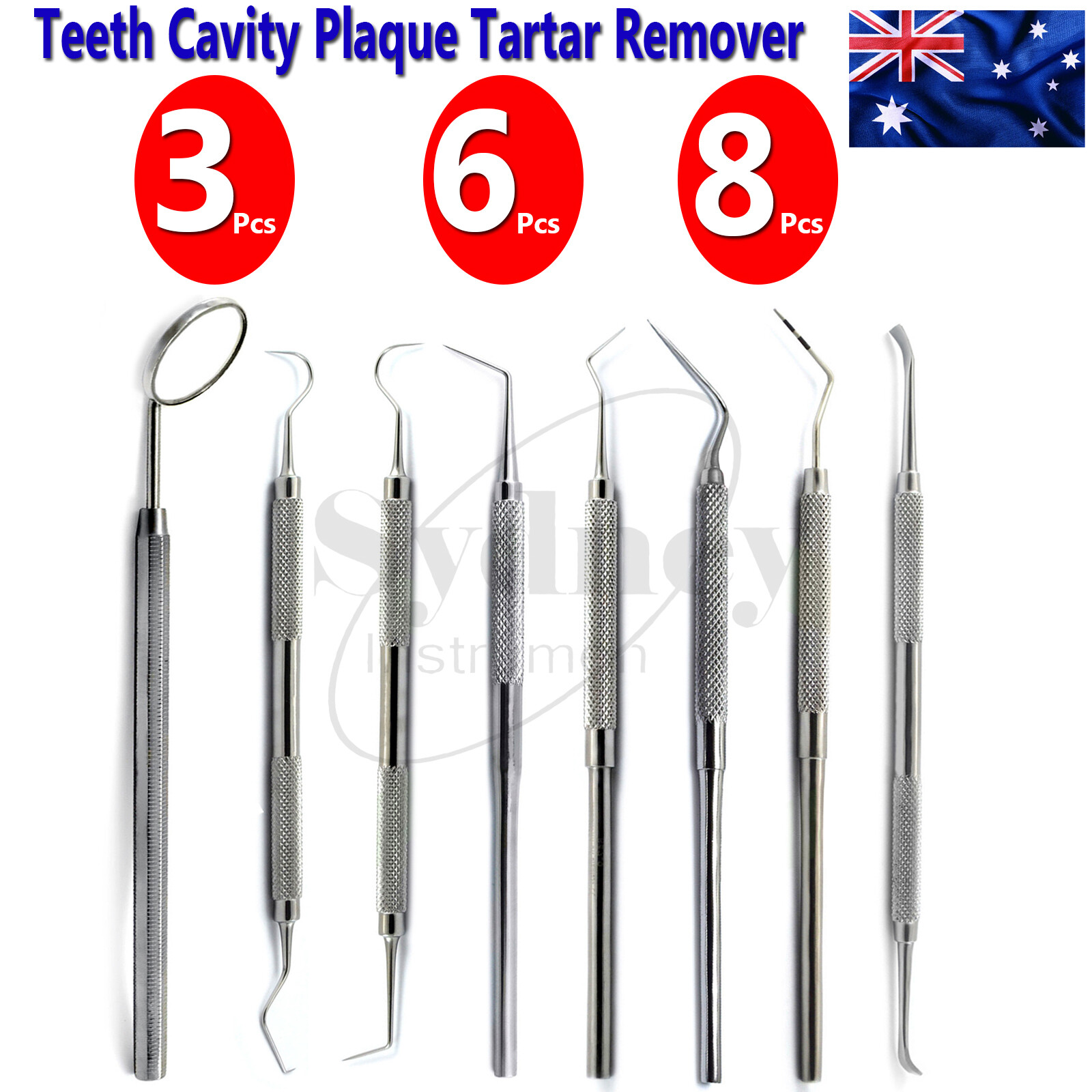 Dental Periodontal Hygiene Instruments Plaque Calculus Hygiene Picks Mirror Lab