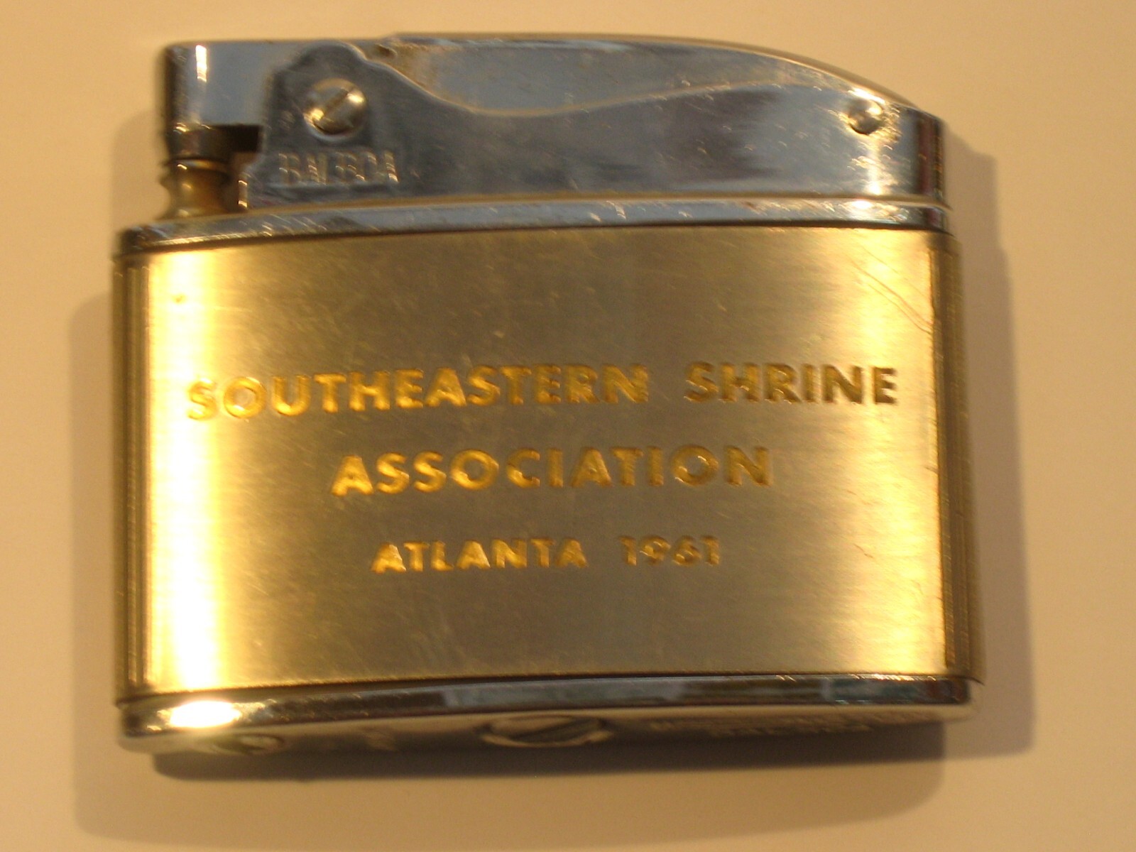 Southeastern Shrine Association Atlanta 1961 Flat Lighter