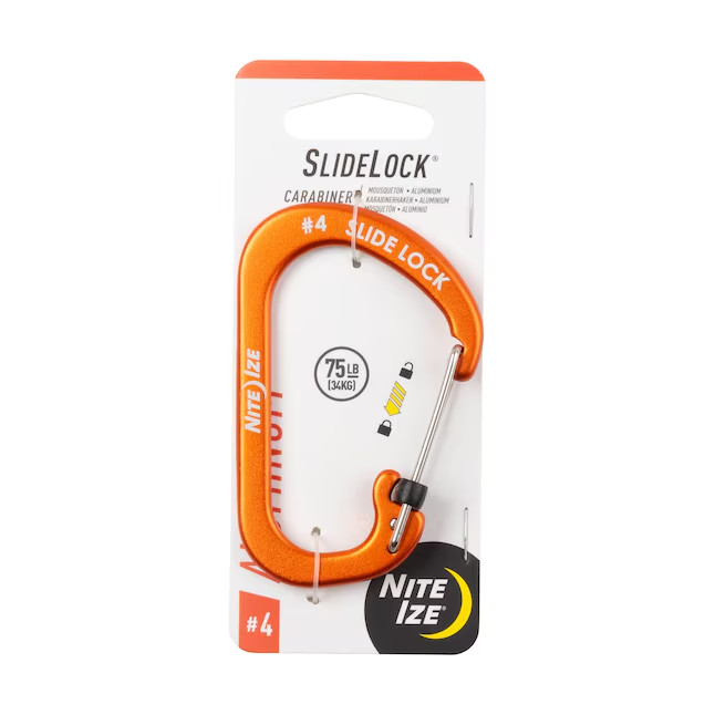 Nite Ize 2.1-in D-shaped Wire Carabiner