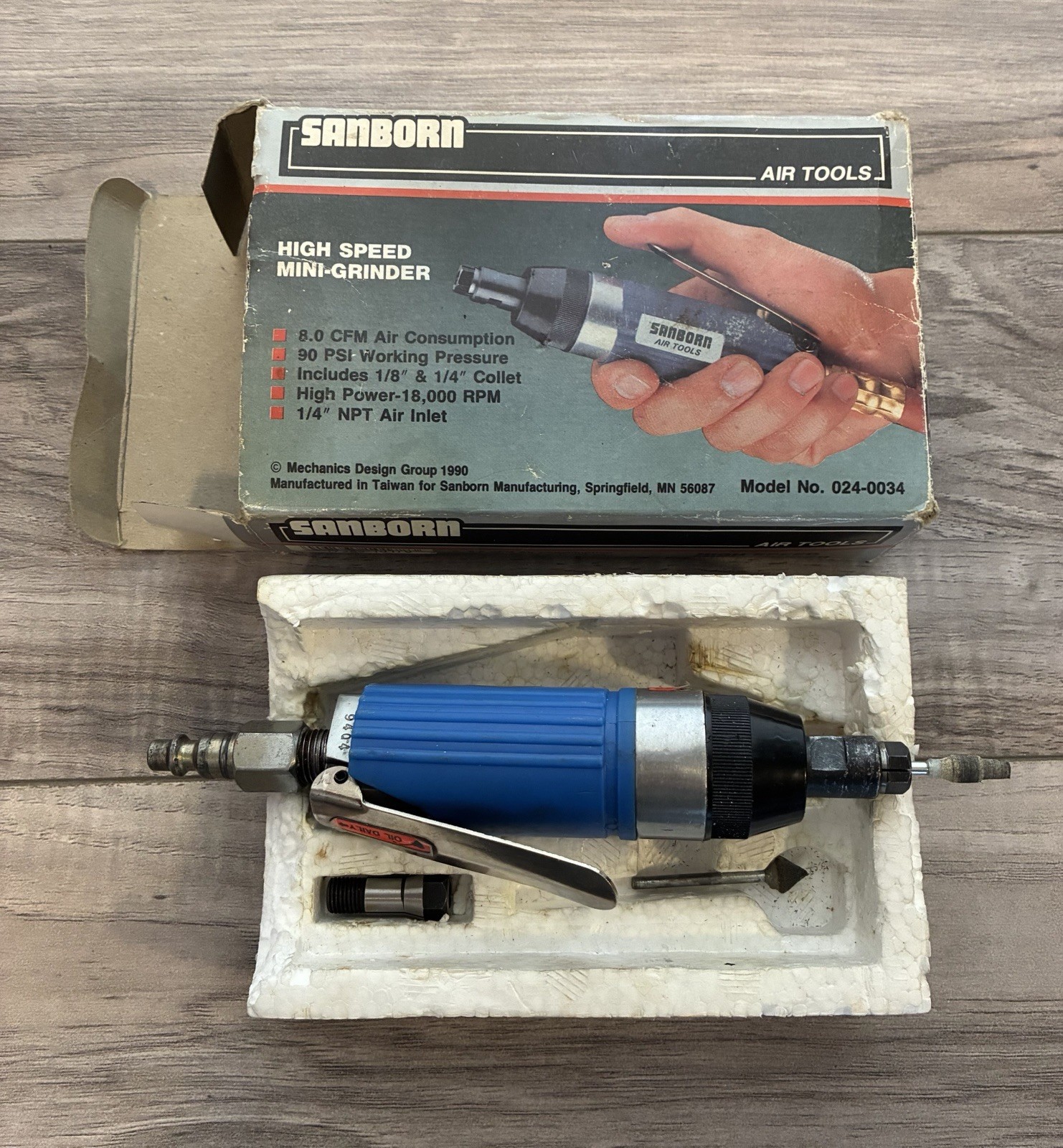 Sandborn Mini Grinder No. 024-0034 W/box