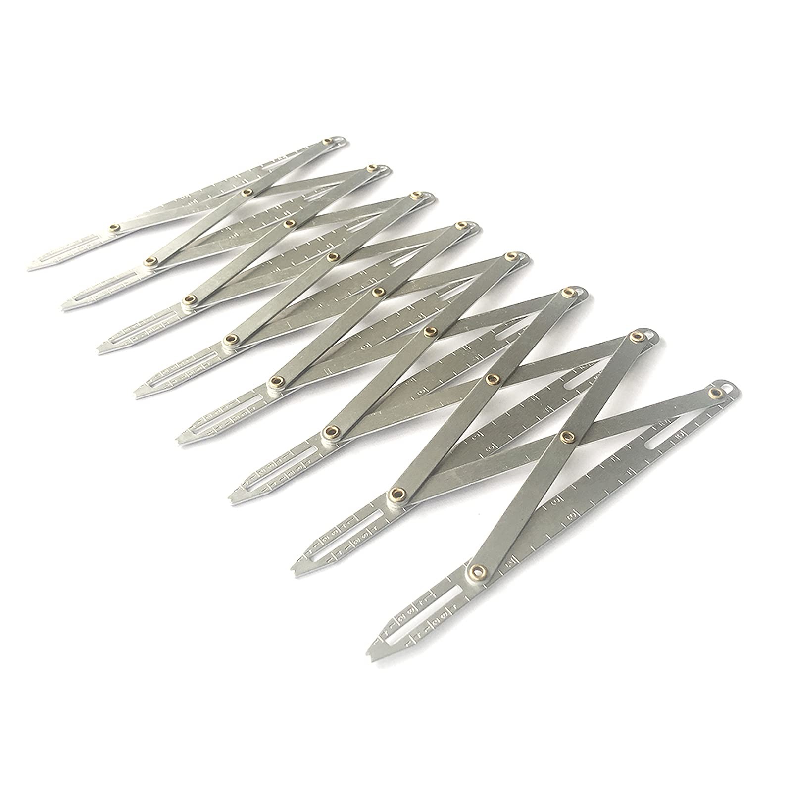 Aluminum Expanding Sewing Gauge Button Guide Spacing Device for Silver