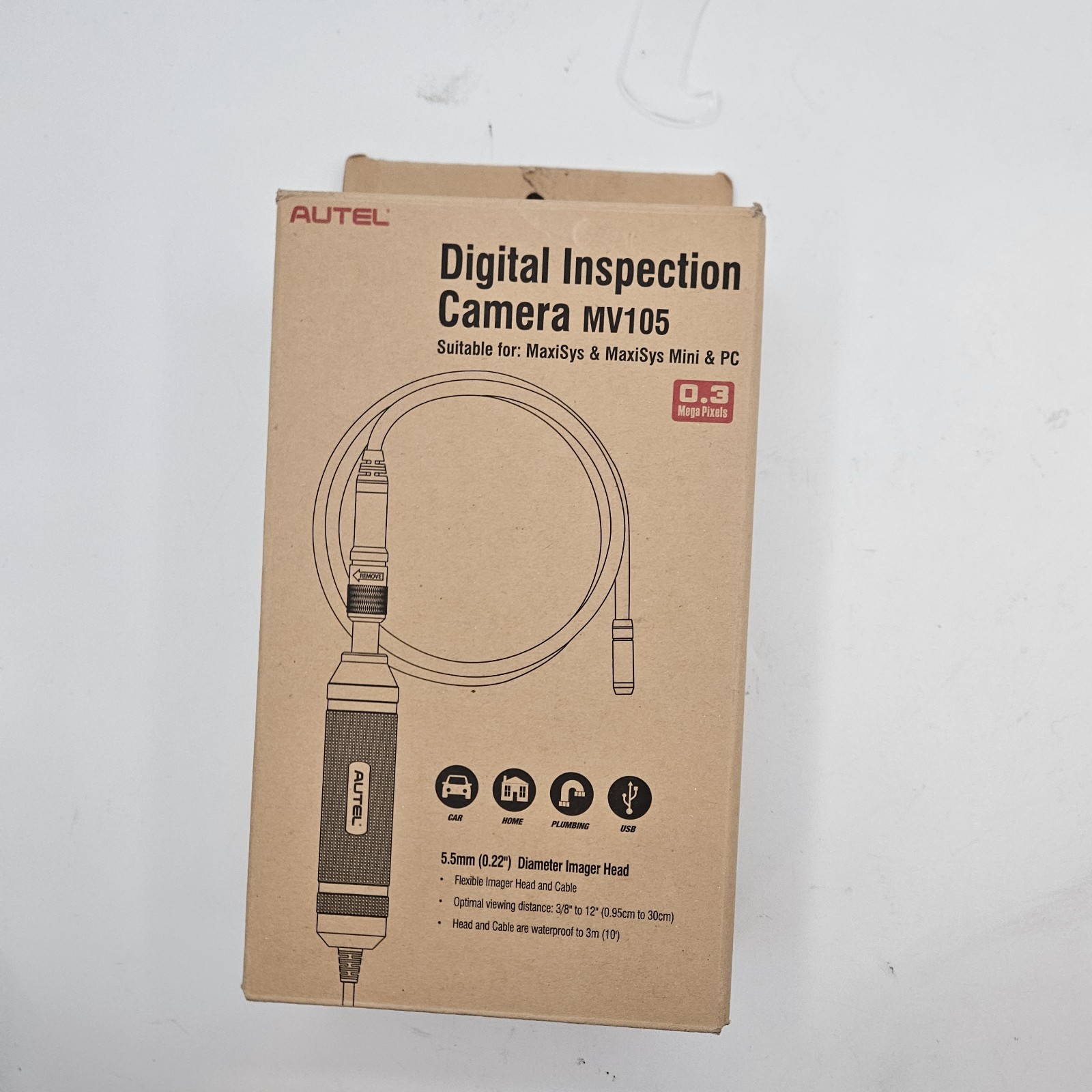 Autel MaxiVideo MV105 Digital Inspection Camera Video Scope for MS908P MK906BT