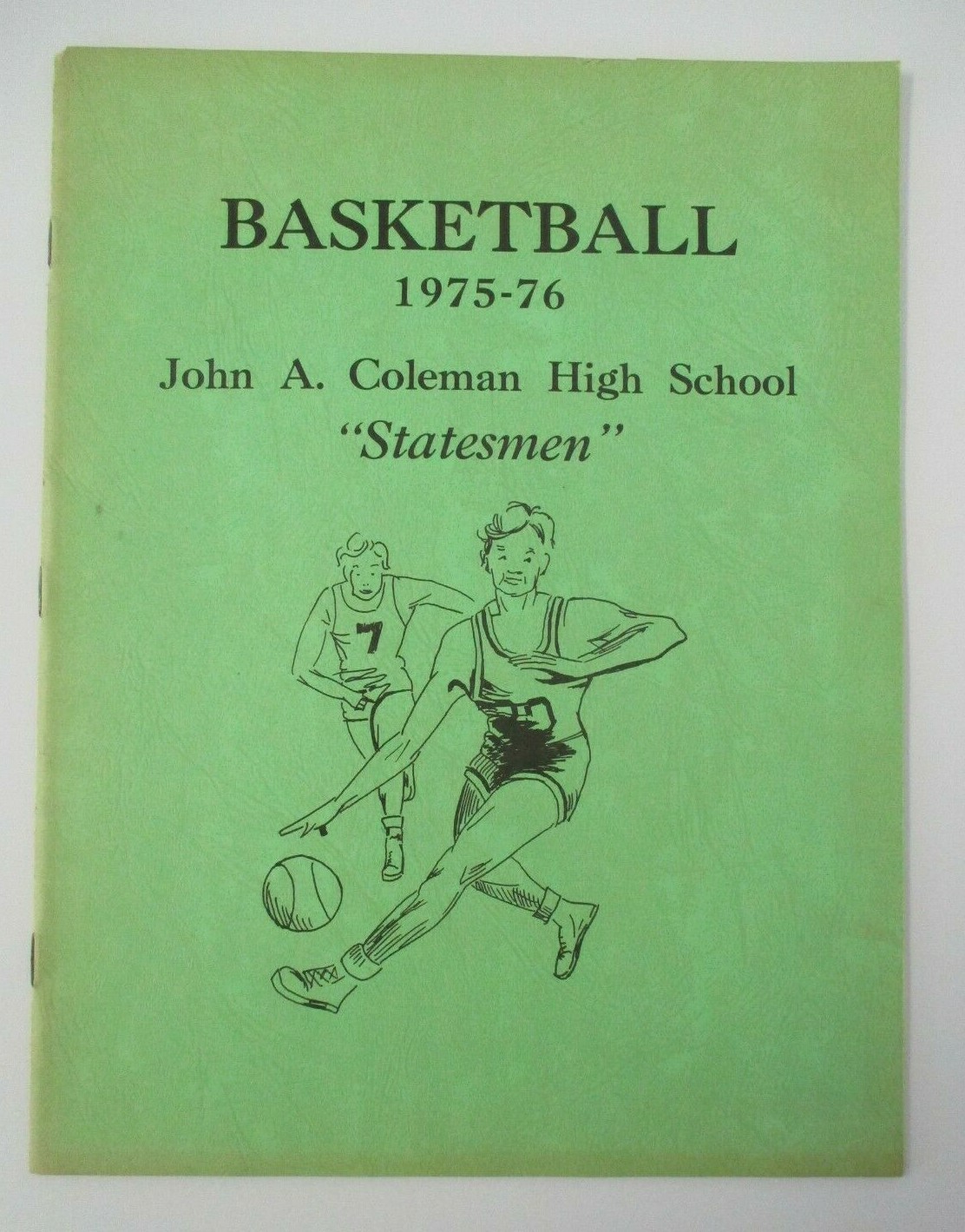 JOHN A. COLEMAN HIGH SCHOOL Basketball 1975-76, Kingston, NY
