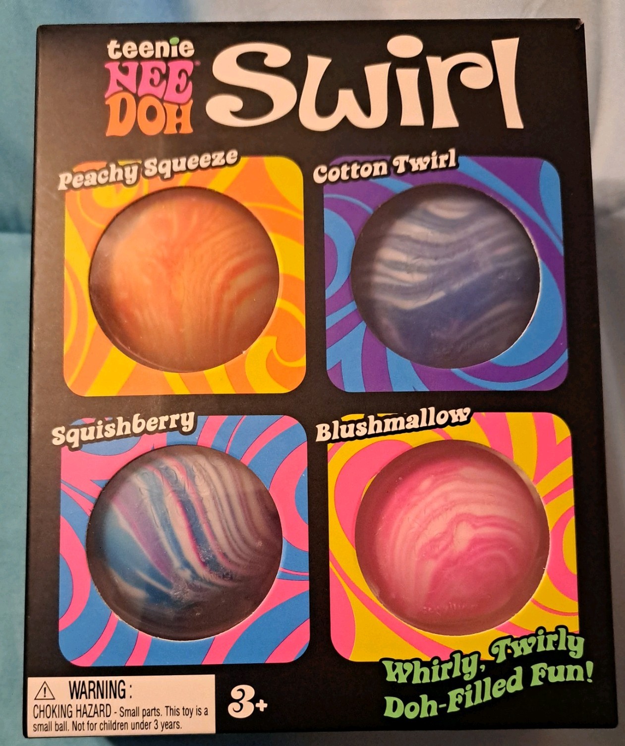 🔥Nee Doh Color Change Changing Ball Stress Fidget Squeeze Toy/Swirl( lot of 7)