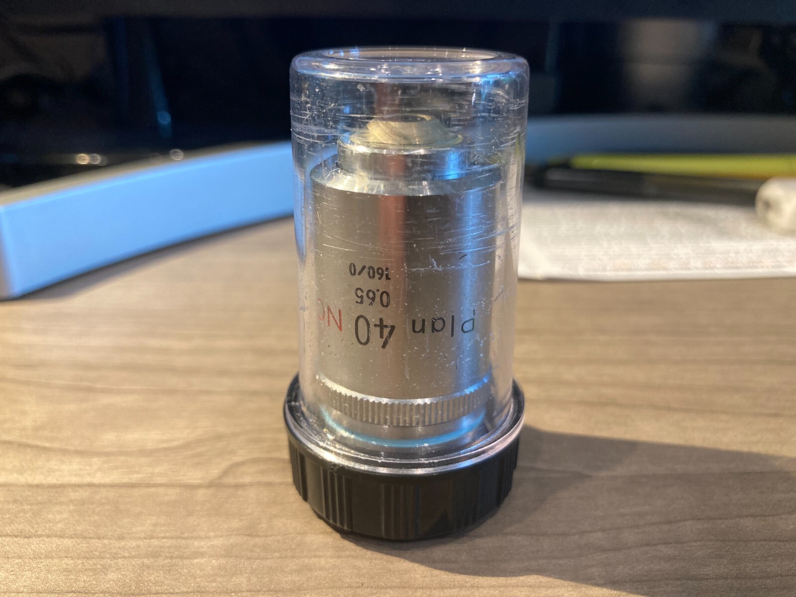 NIKON Plan 40X NCS Microscope Objective Lens 40/0.65 ~ 160/0