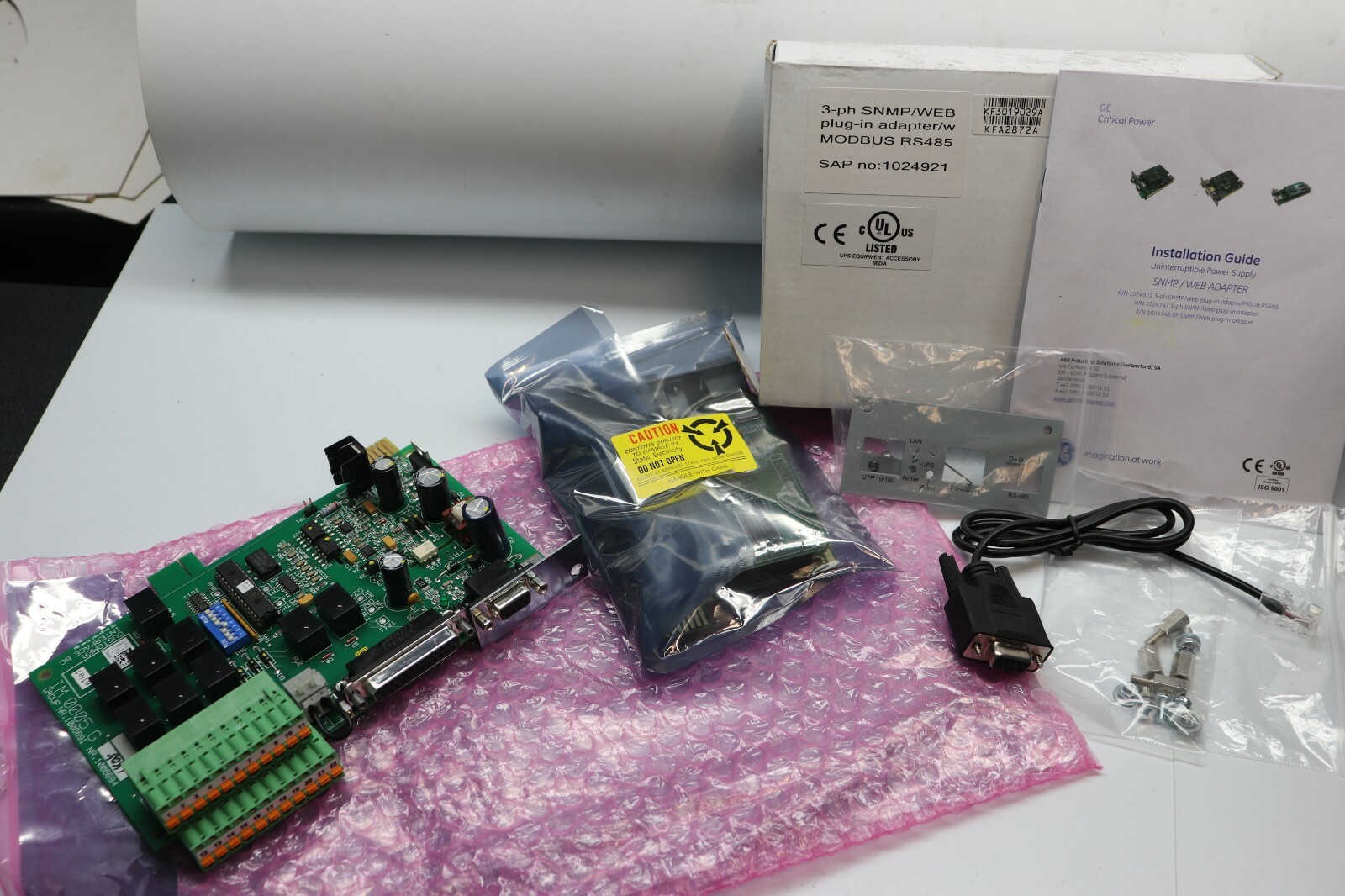 EXTENDED CUSTOMER INTERFACE CARD w/UNINTERRUPTIBLE PWR SUPPLY - SNMP/WEB ADPTR!!