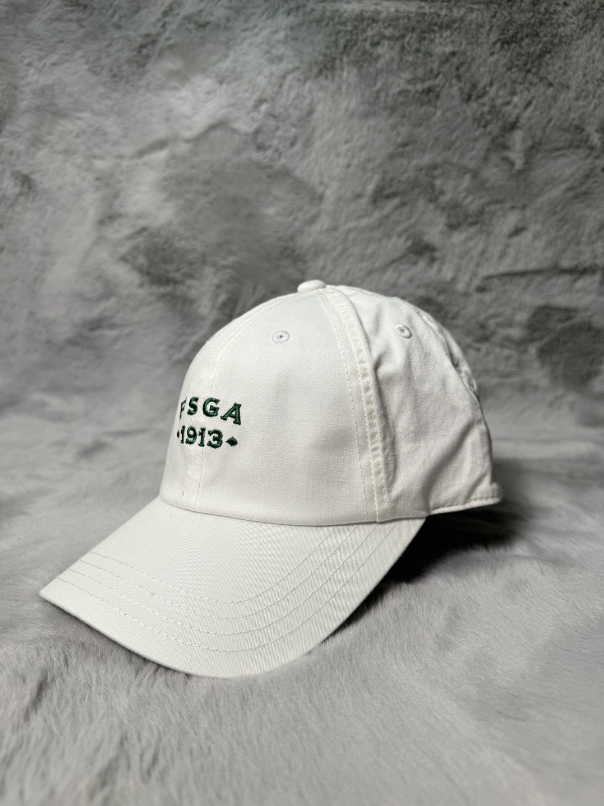 Florida State Golf Association Hat Cap White Strapback Golf Logo Stretch Outdoor