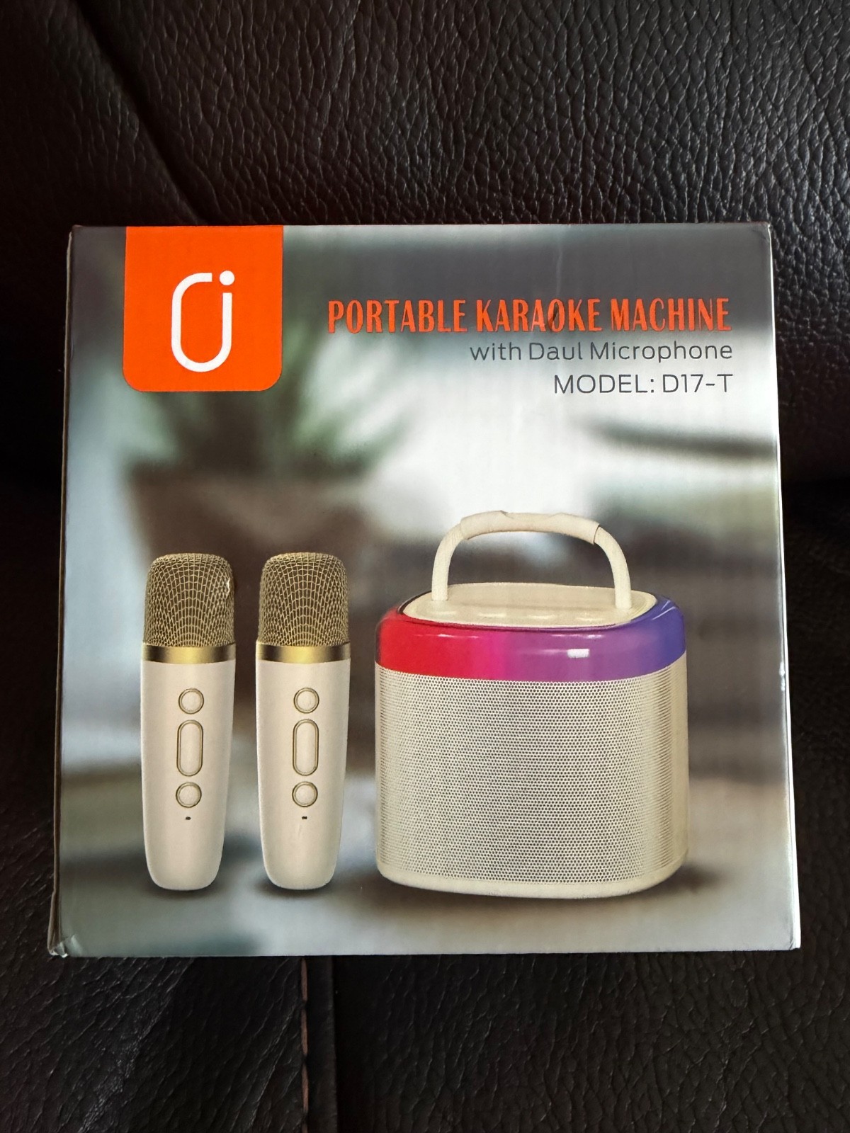 Portable Karaoke Machine w/Daul Mic- Shenzhen Jiayuxiang Electronics co.-NEW