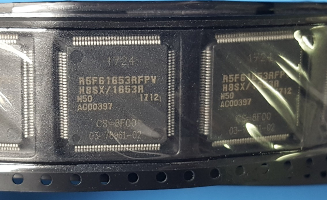 IC Microcontroller,R5F61653RFPV, Renesas, 32-Bit, FLASH, H8SX CPU, 50MHz,PQFP120