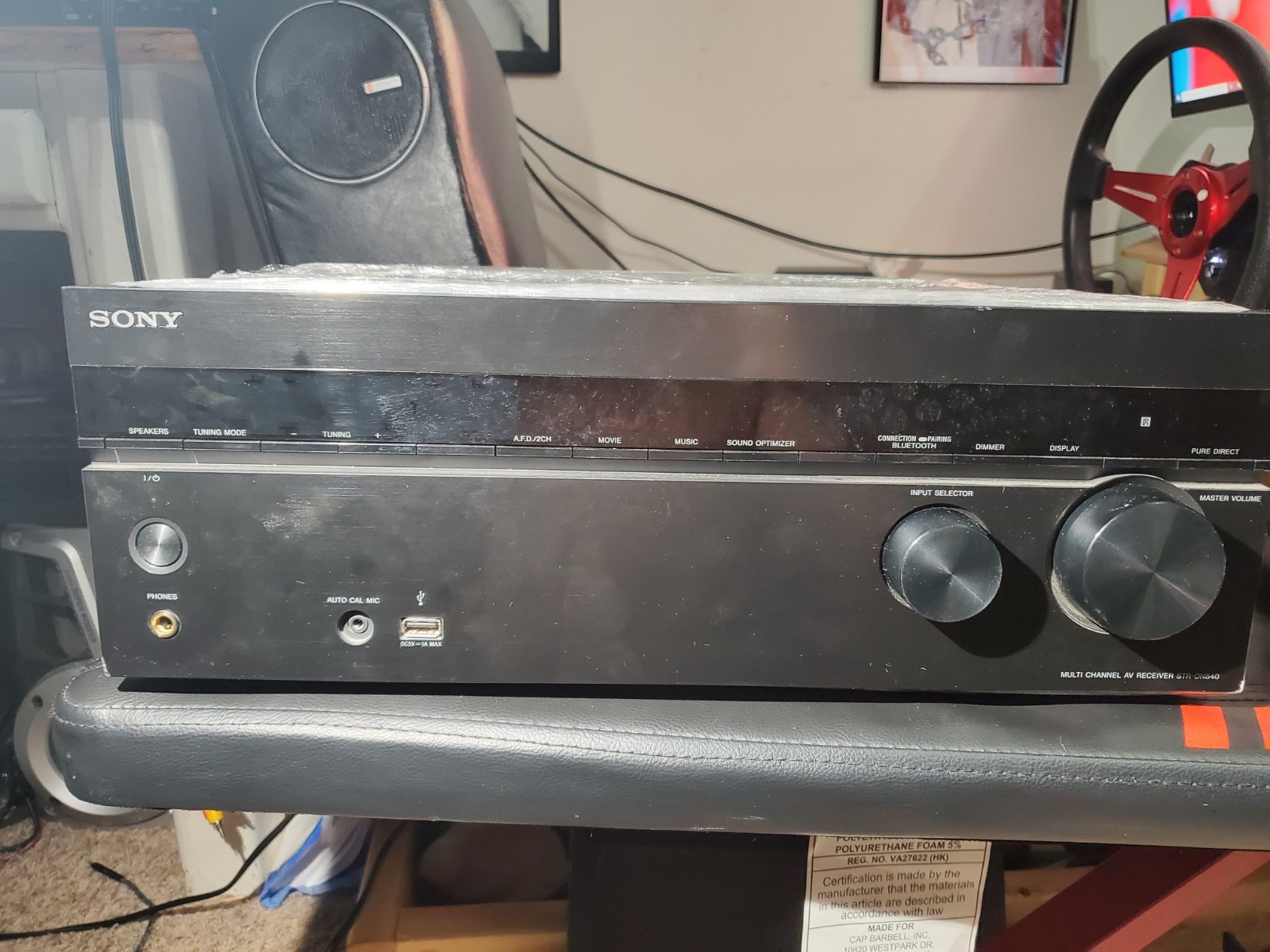 Sony STR- DN840 7.2 Multi-Channel AV Receiver, READ