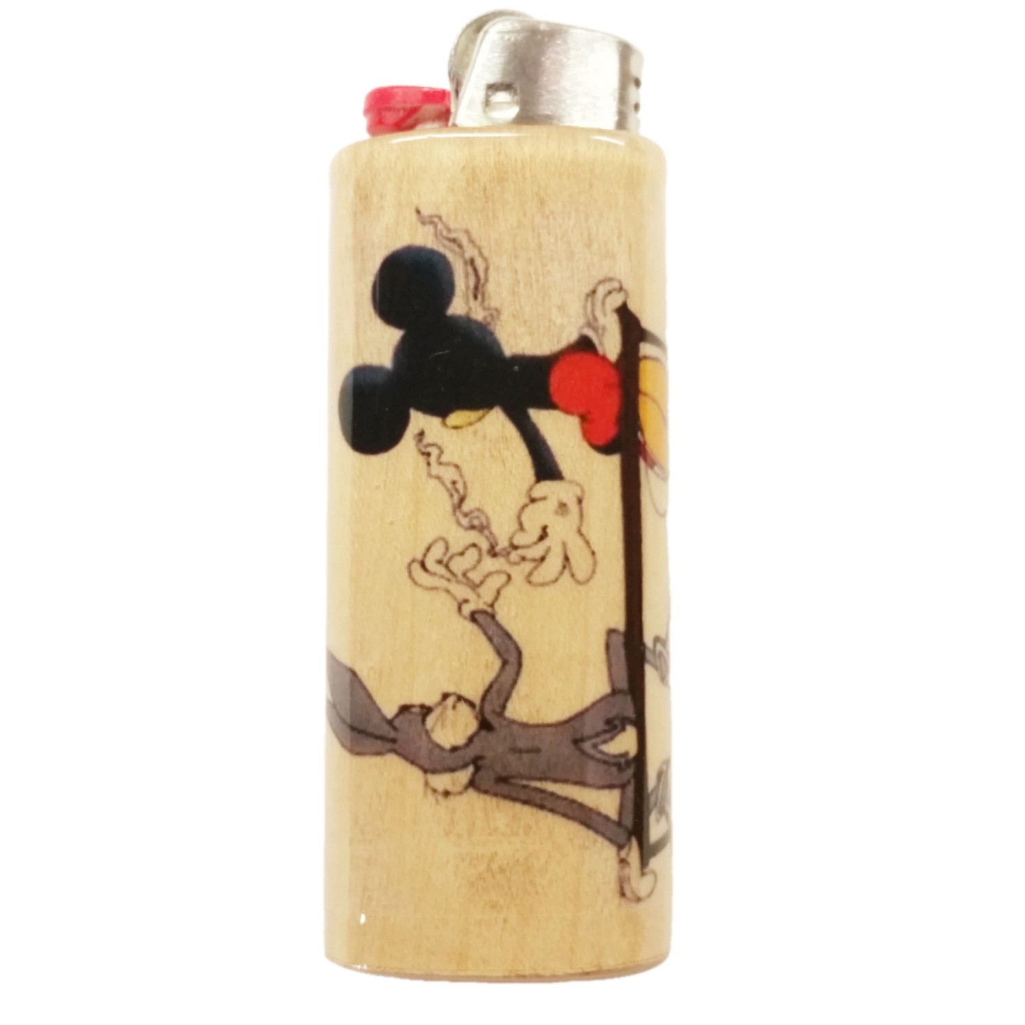 Bugs Mickey Smoking Best Buds Lighter Case Holder Sleeve Cover Fits Bic Lighters