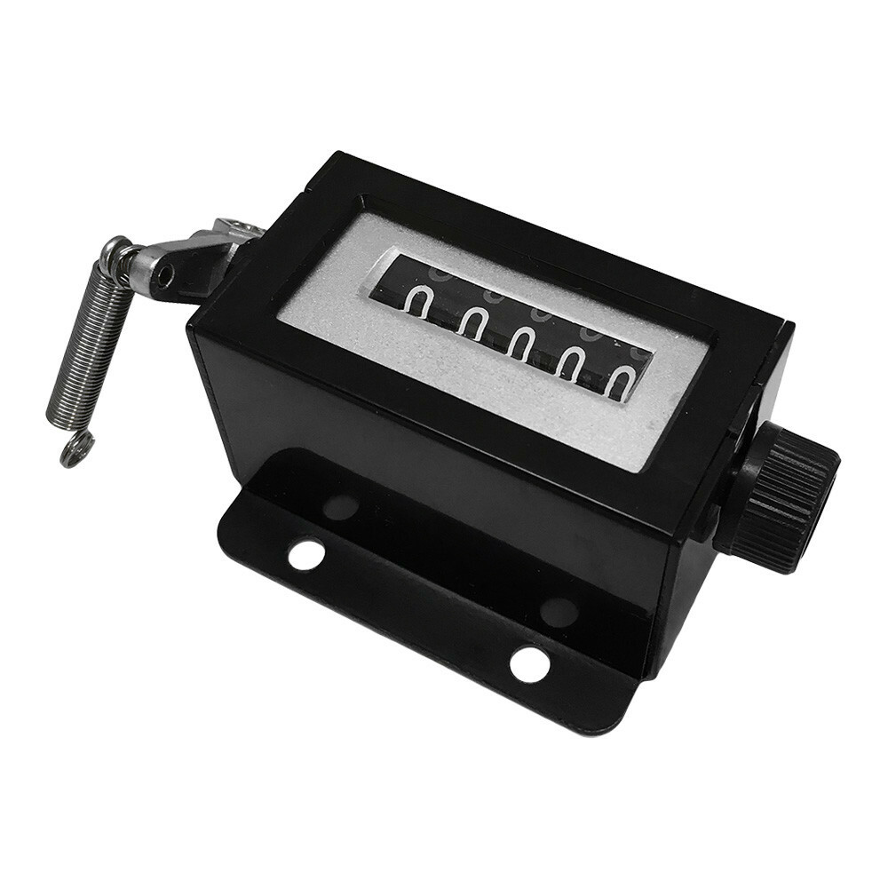 5 Digit Ratchet Counter With Reset Knob