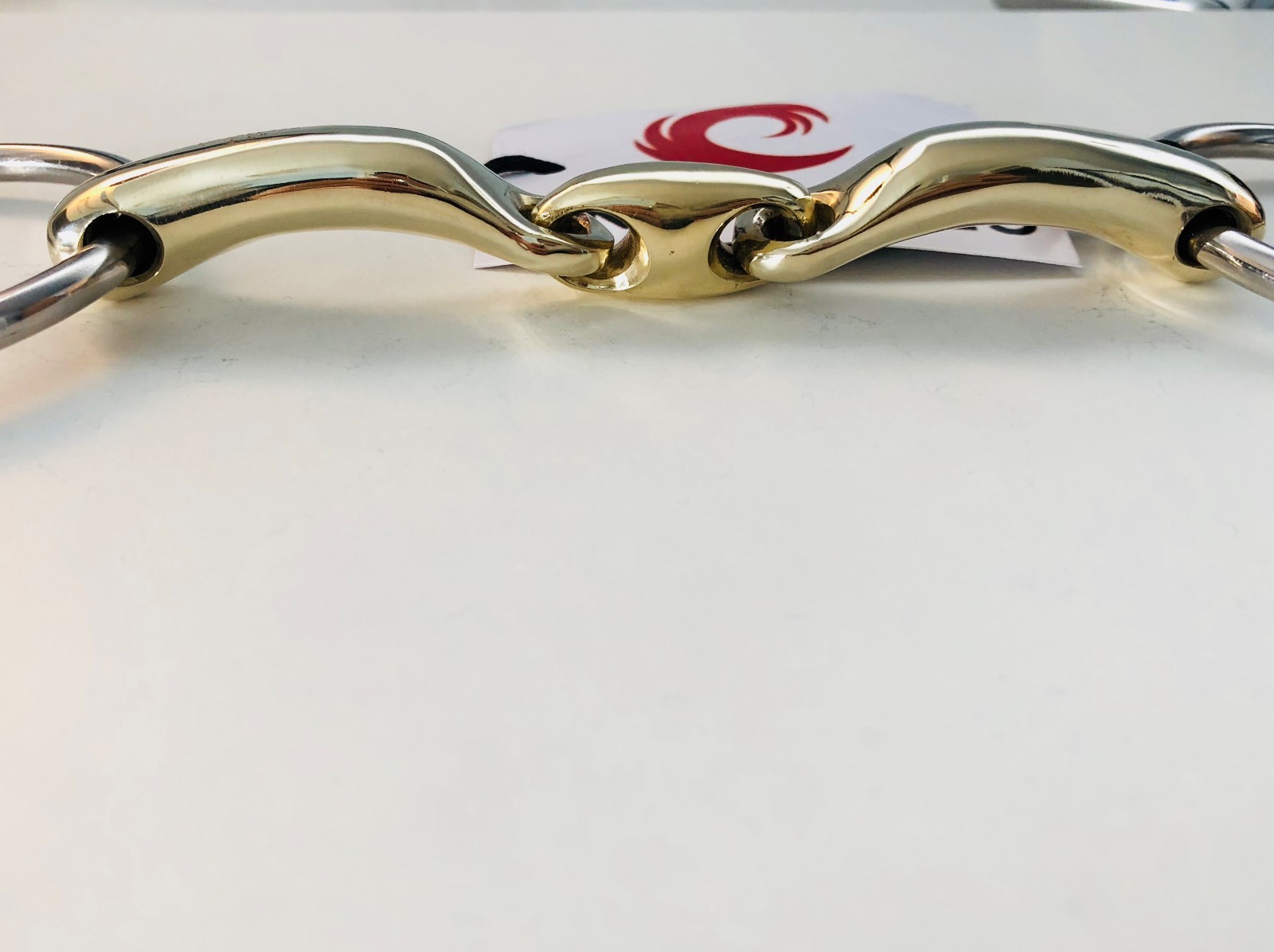Loose Ring Snaffle Bit Turtle Angled Curved MP (UKSALES25®) *SAME DAY DISPATCH*