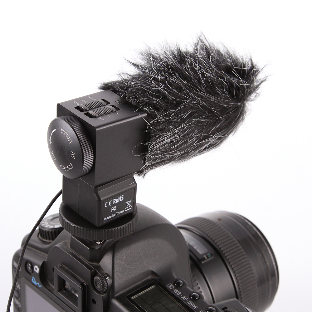Handheld Cam Recording Microphone Stereo Photography Interview System Set
