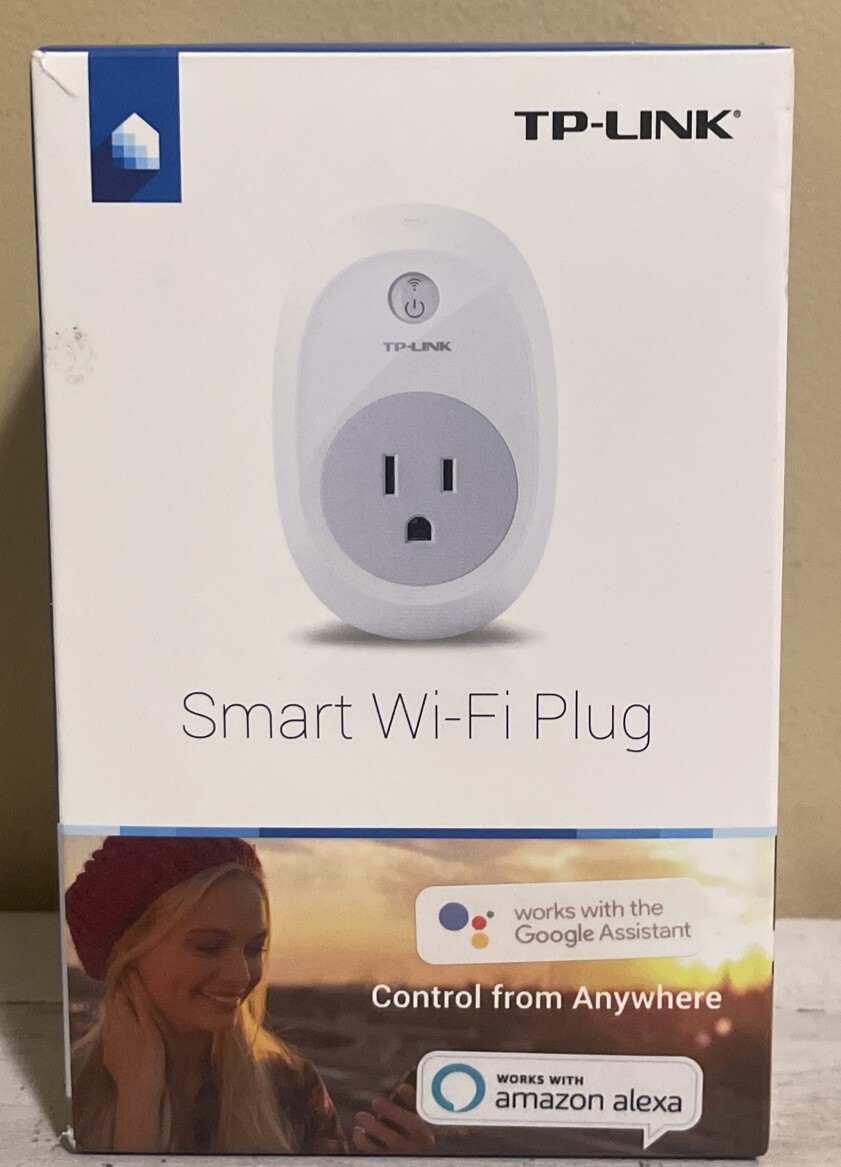 TP-Link Wi-Fi Smart Plug HS100 Amazon Alexa Google Assistant Cortana White