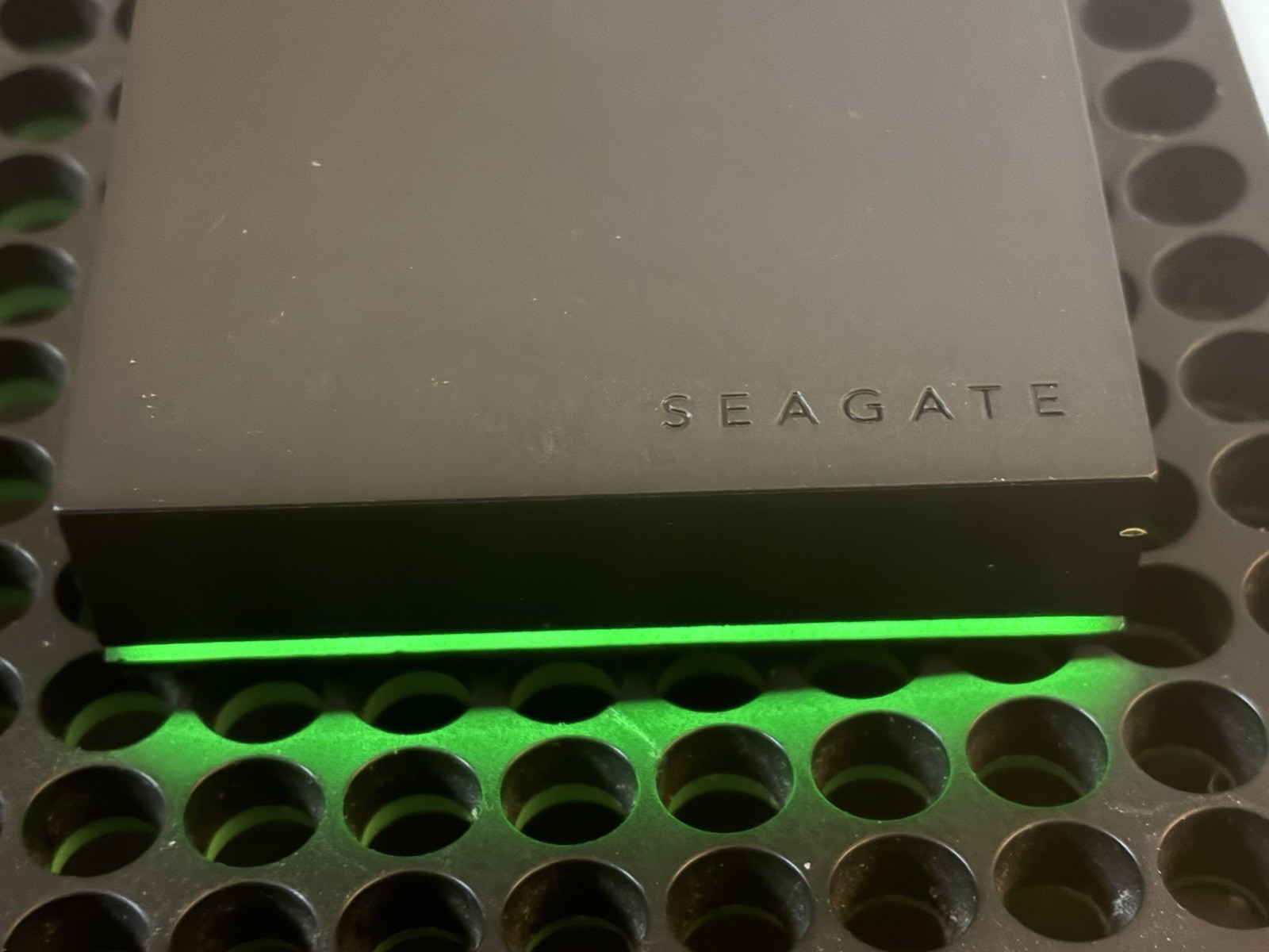 The Seagate Game Drive 4TB USB 3.2 G External Hard Drive for Xbox, in black,