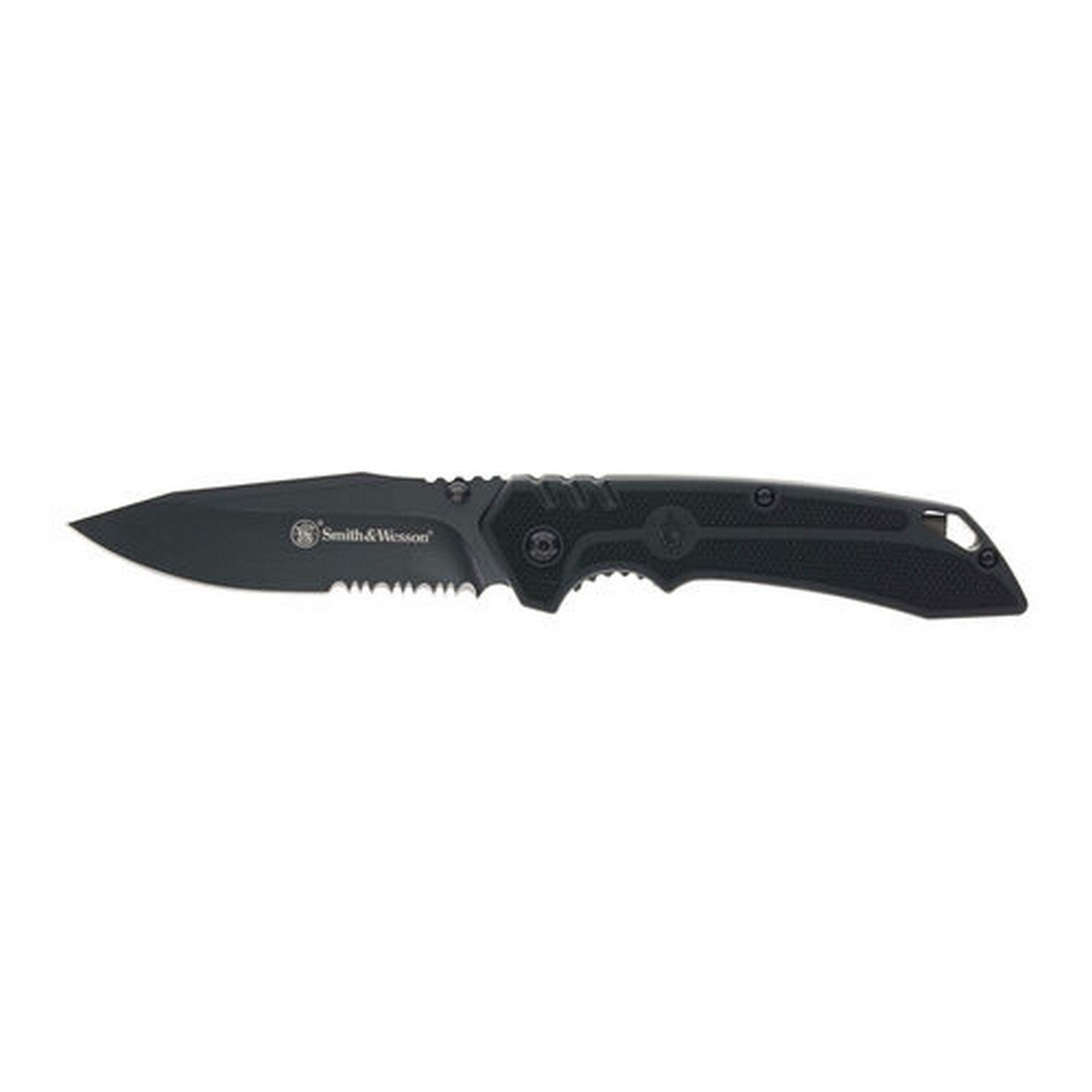 Smith & Wesson Folding Knife High Carbon Steel Blade Polymer Handle - 1205913