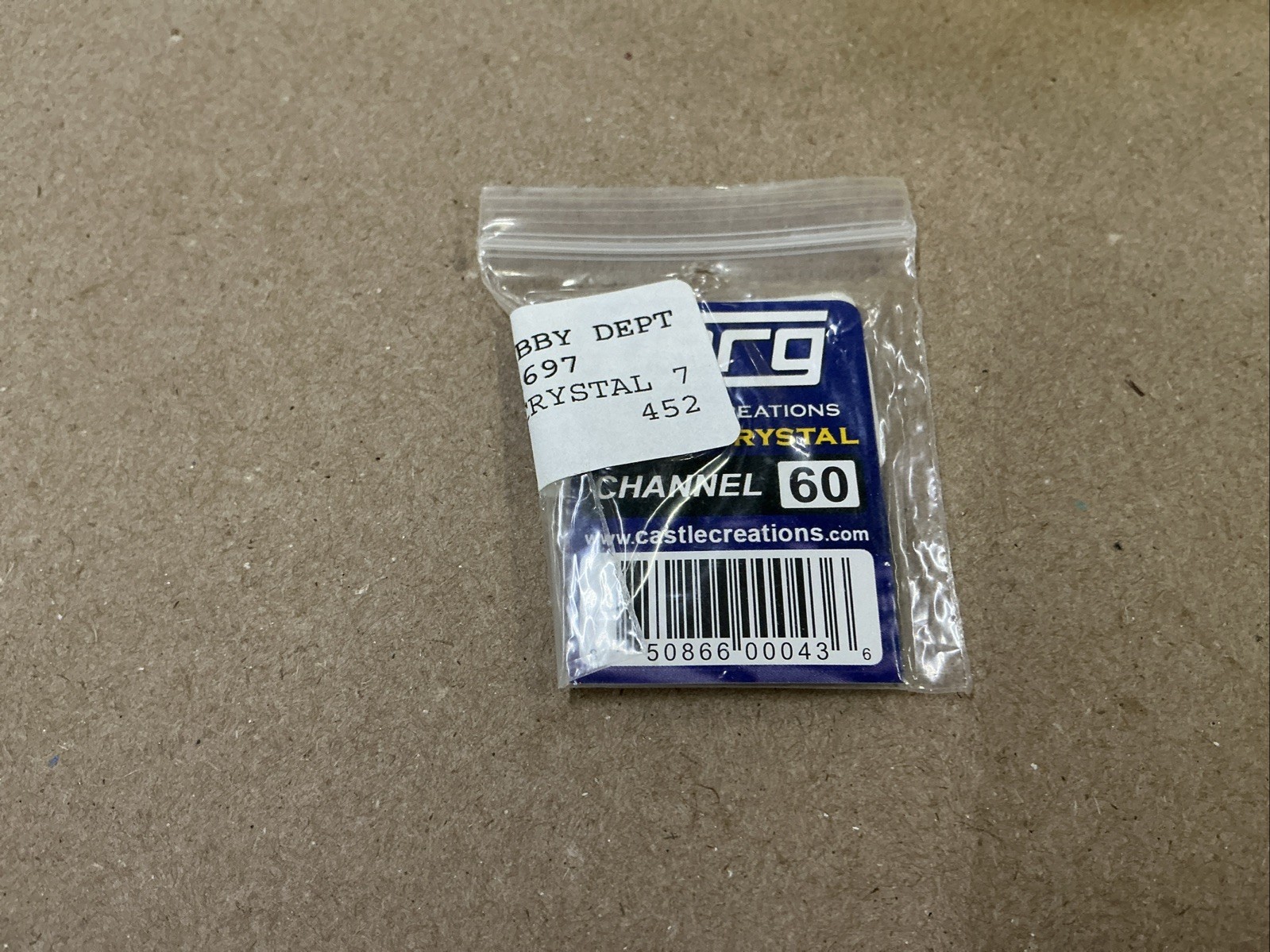 Castle Creations/Berg Channel 60 CH60 72Mz Receiver Crystal 72.990Mhz