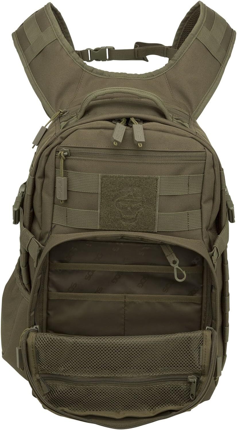 Mochila Tactica Verde Oliva Repelente Al Agua Compatible Con Hidratacion Molle