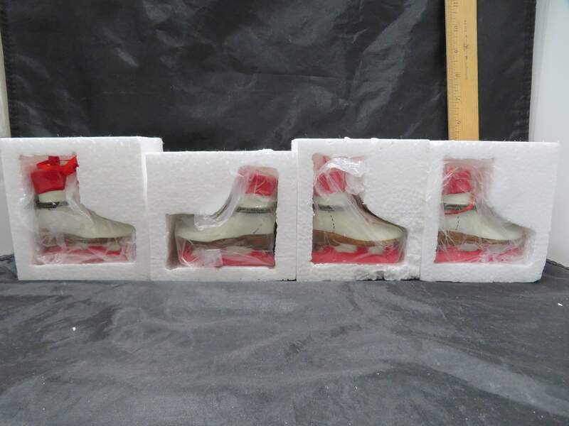 4- Ice Skating Trinket Boxes 3 1/4" Tall x 3 3/4 Long