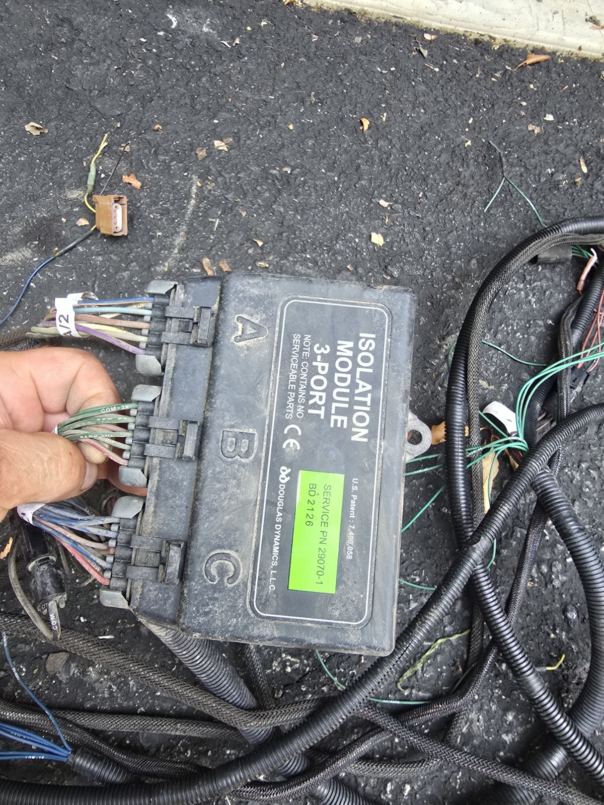 Western Fisher SnowEx Plow Fleet Flex Wiring Harness H13 Snow Ford 3 port 2 plug