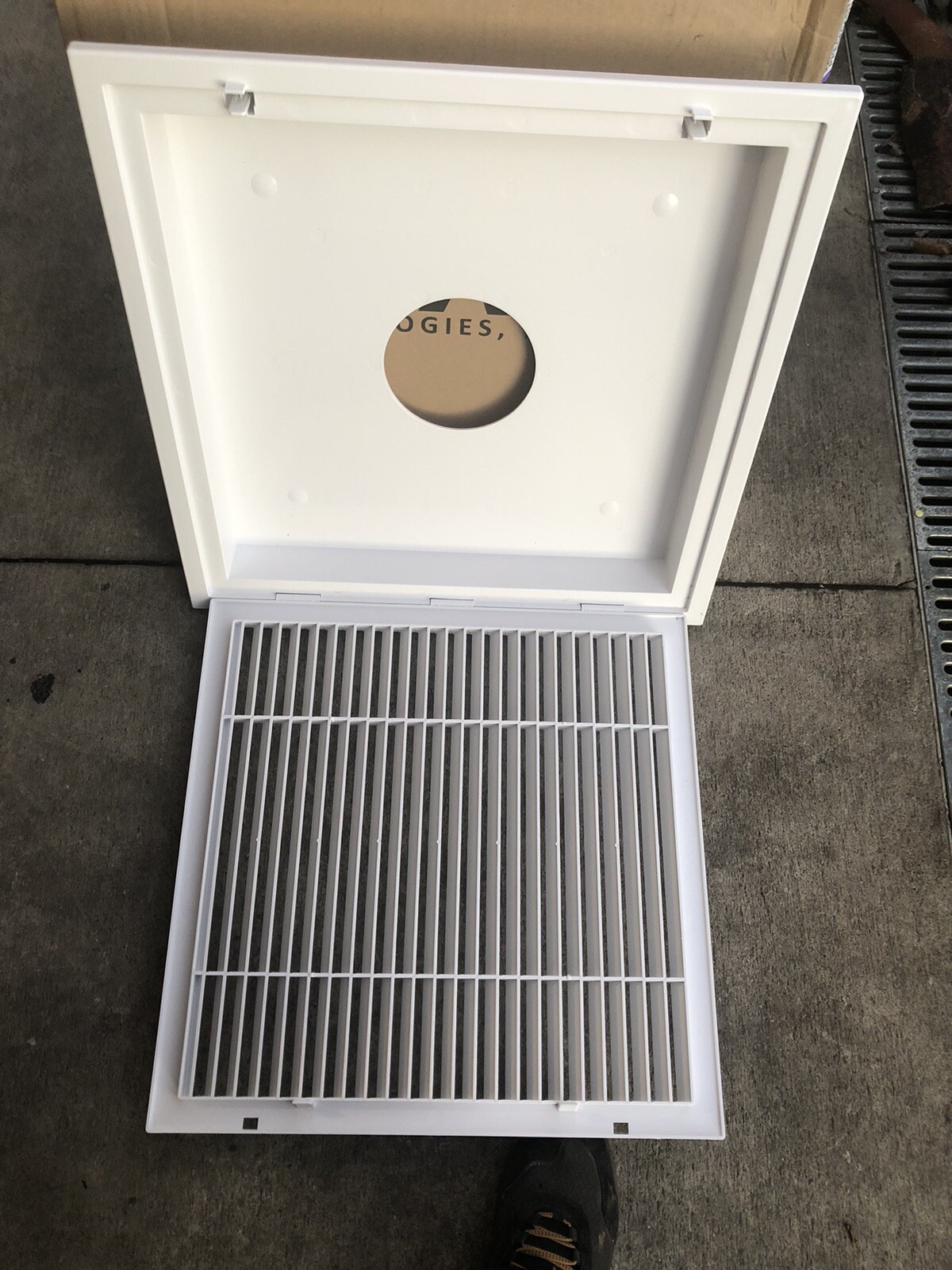 Havaco Technologies HT-2X2-RTN Quick Connect 2 X 2 ft. White Air Return Vent USA