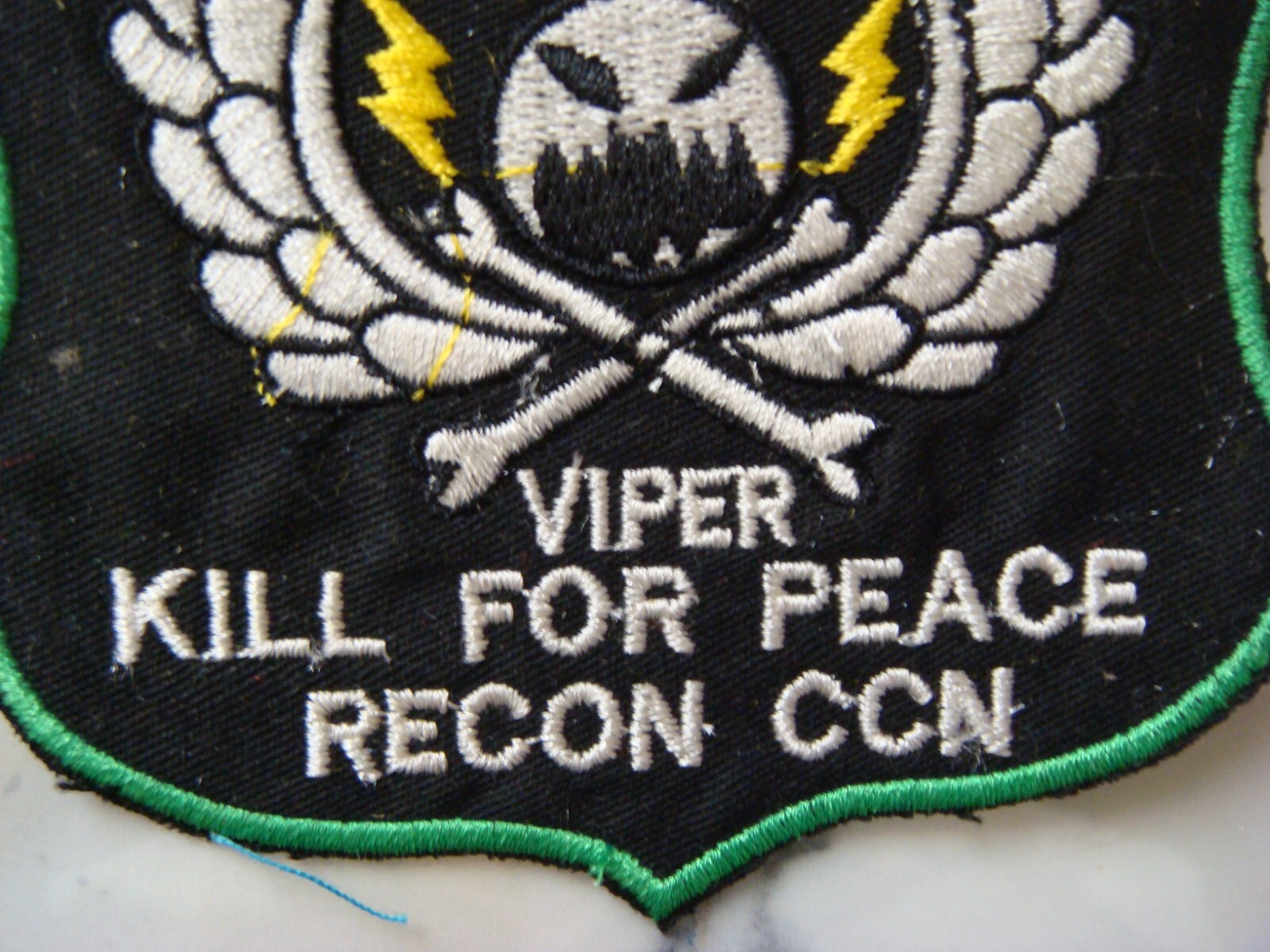 US 5th SF GROUP RT VIPER CCN " KILL FOR PEACE ", VIETNAM WAR PATCH
