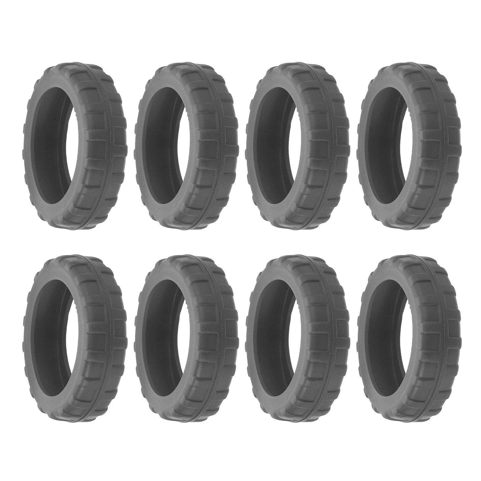8 Pcs Luggage Suitcase Wheels Cover, Carry on Luggage Wheels Cover, Grey