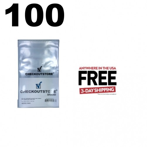 100 COS Crystal Clear Current Age Thick Comic Book Bags Sealable Flap **1-3 DAY