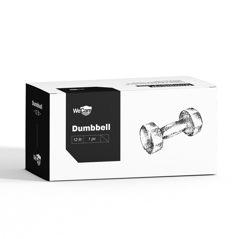 Neoprene Hex Dumbbells Set of 2 12 lb Anti-Roll Anti-Slip Weight Training New