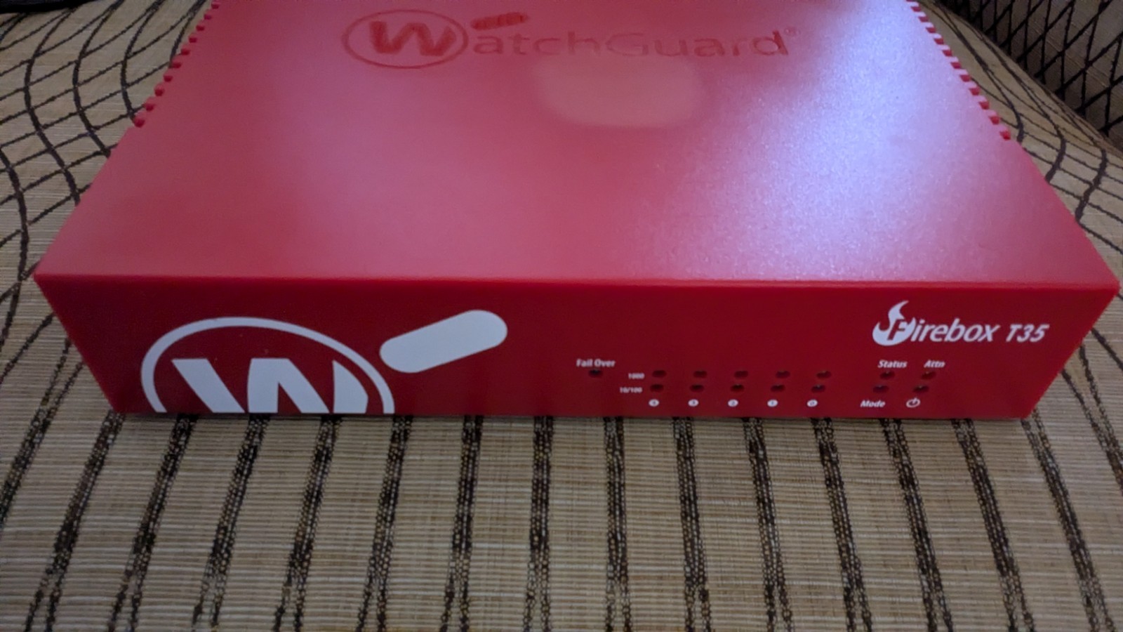 WatchGuard Firebox T35 Network Security Firewall  w/ power supply, Red