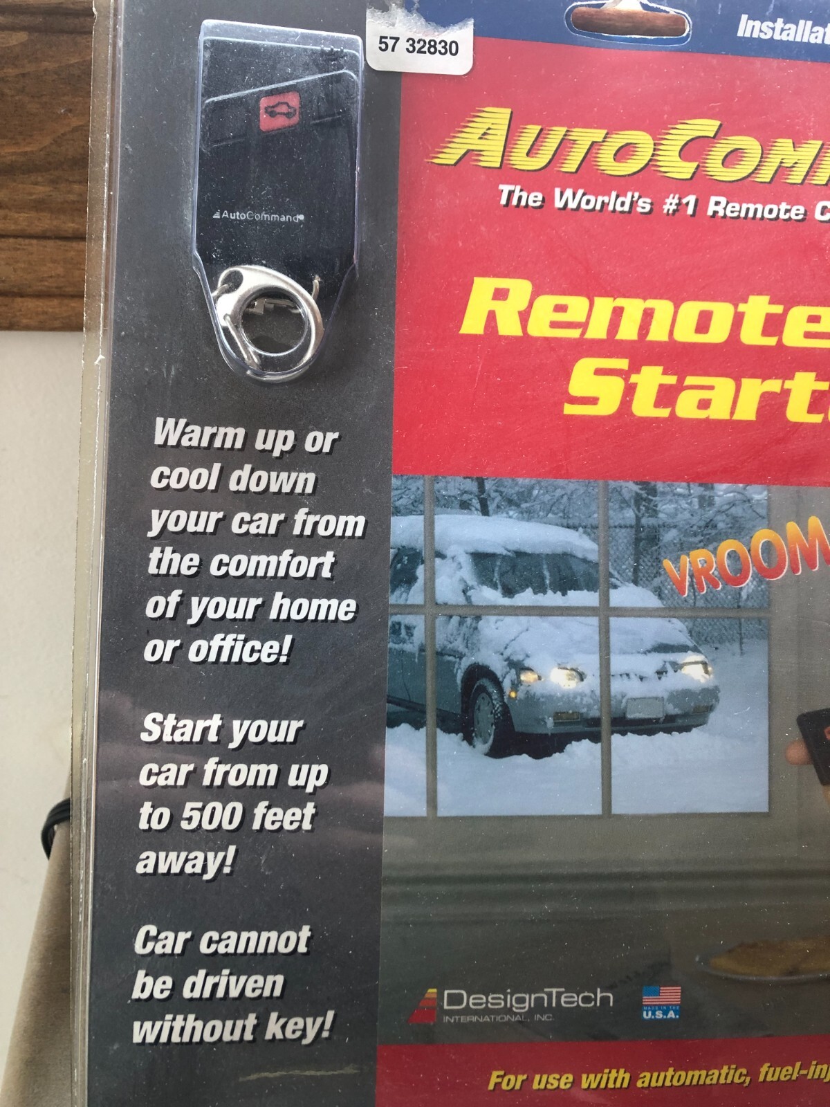 DesignTech AutoCommand Remote Car Starter NEW OPEN BOX