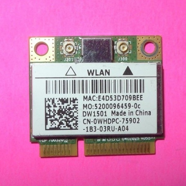 Studio 1747 1749 Wireless 1501 Draft N Wireless WiFi PCI Express Card A04 WHDPC