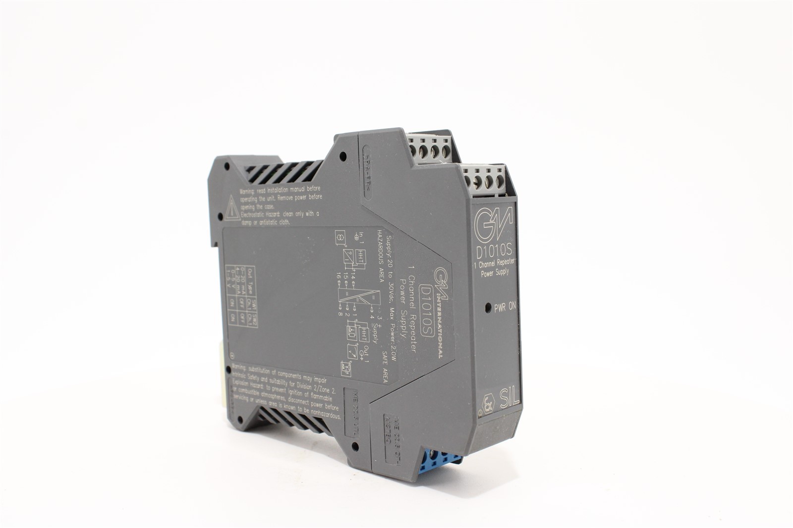 GM International D1010S Repeater Power Supply | SIL 2 | 4-20MA | 24V DC