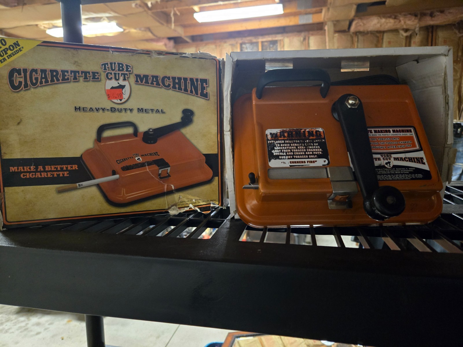 Tube Cut Tabletop Cigarette Making Machine Injector 100's & King Size