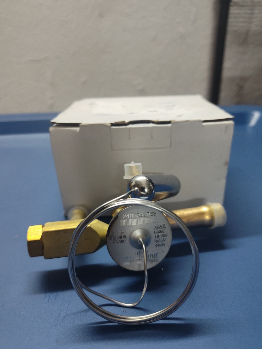 Hussmann R448 449 TXV Refrigeration Valve 3142987 Genuine OEM Rfgb08E 1.0 Ton