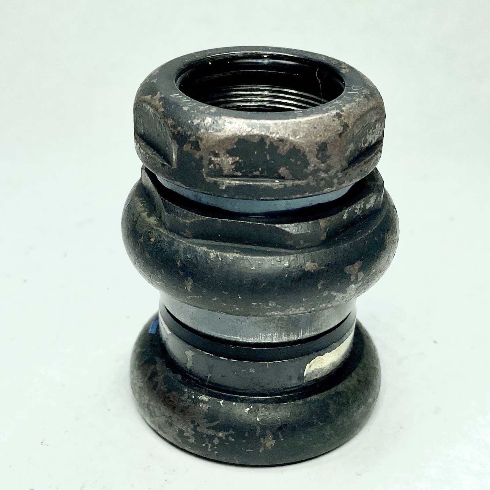Tioga Avenger Oversized 1” Threaded Headset Black Vintage MTB Complete Smooth
