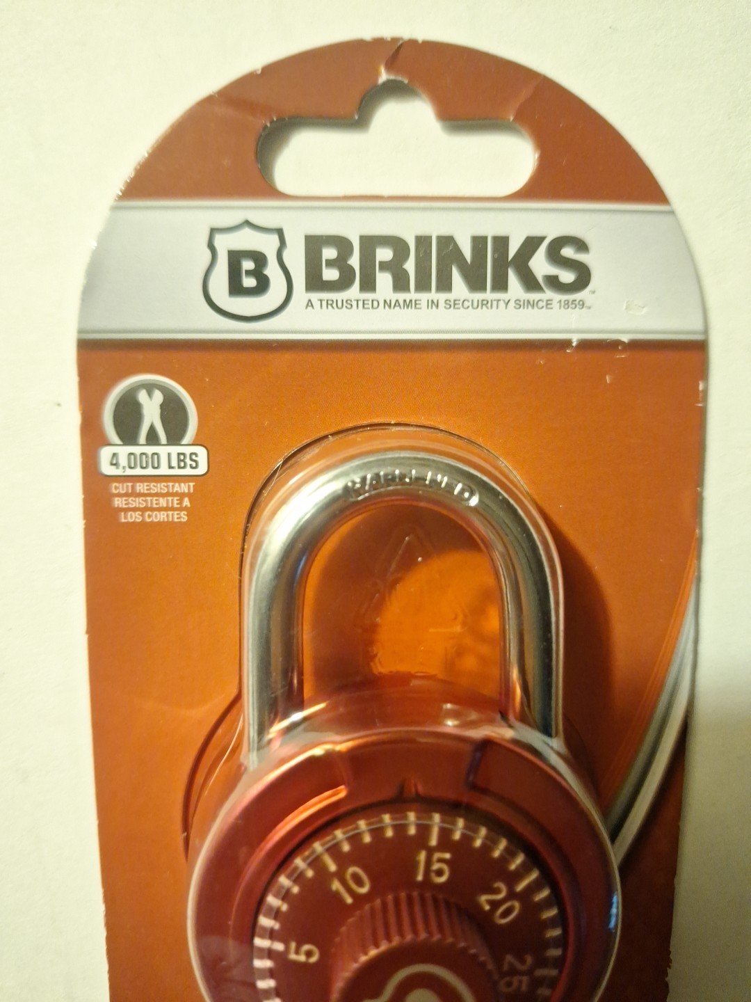 Brinks Standard Security Dial Combination Lock