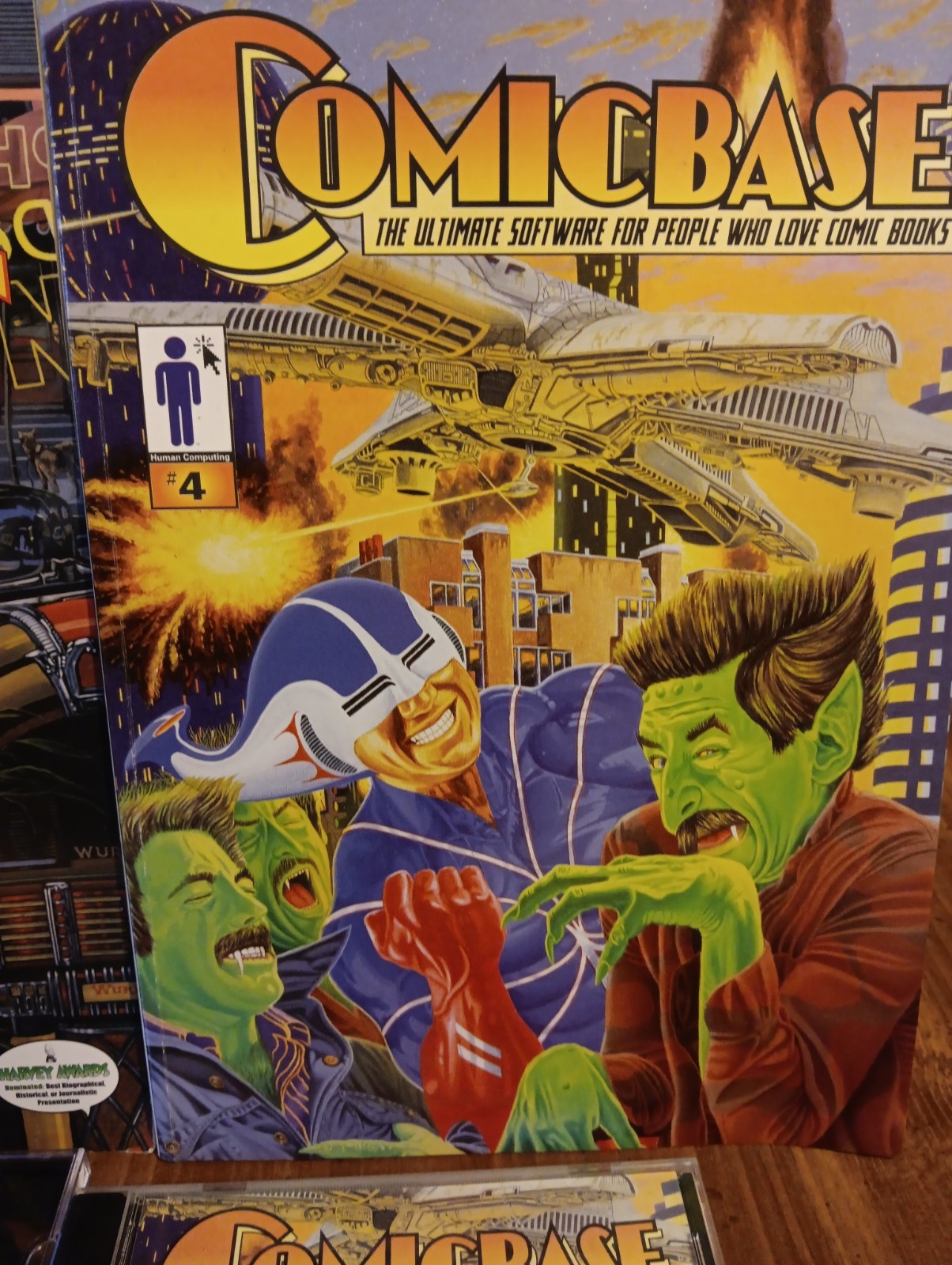 Vintage ComicBase 4 & 5 Software & Magazines w/#6 Deluxe Edition CD Set/Pristine