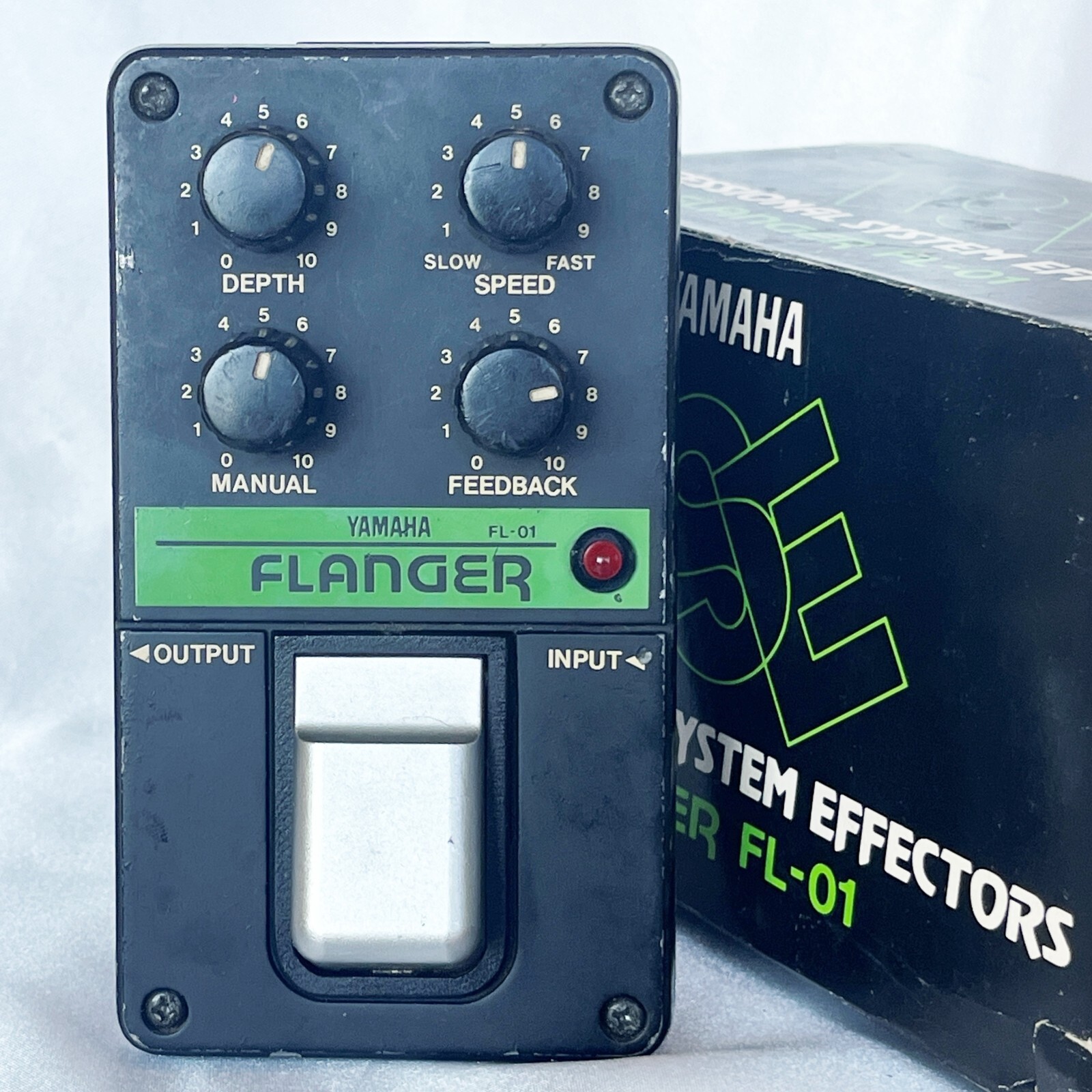 YAMAHA FL-01 Analog Flanger W/Box 1980s Vintage Guitar Pedal Made In Japan PSE