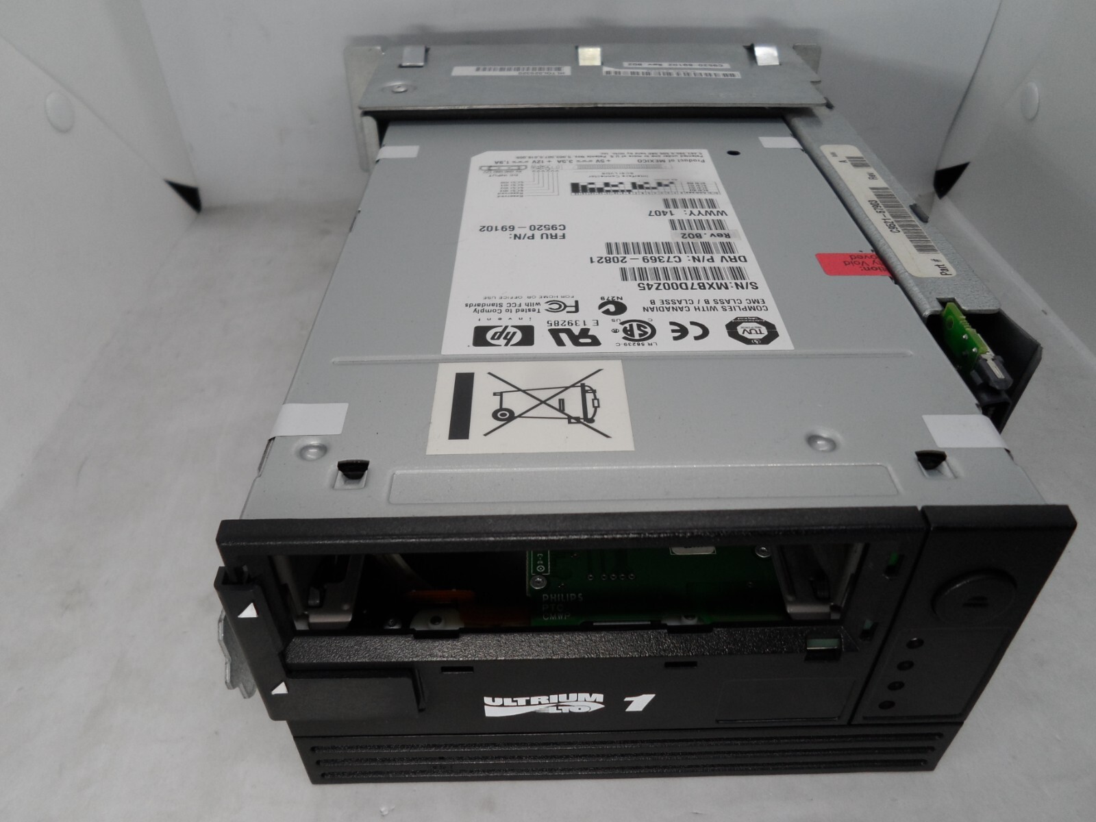 DELL HP loader LTO1 Ultrium1 drive PV128T C7369-20821 C9520-69102 2R713 02R713