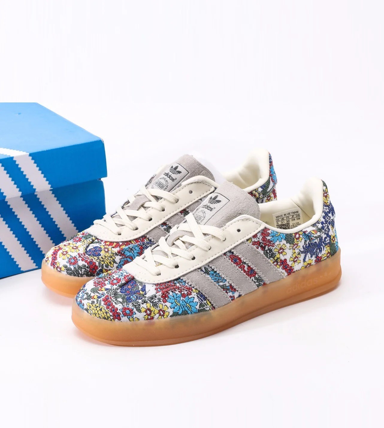 Adidas Gazelle Indoor x Liberty London Floral Embroidery Women's JP5309  New